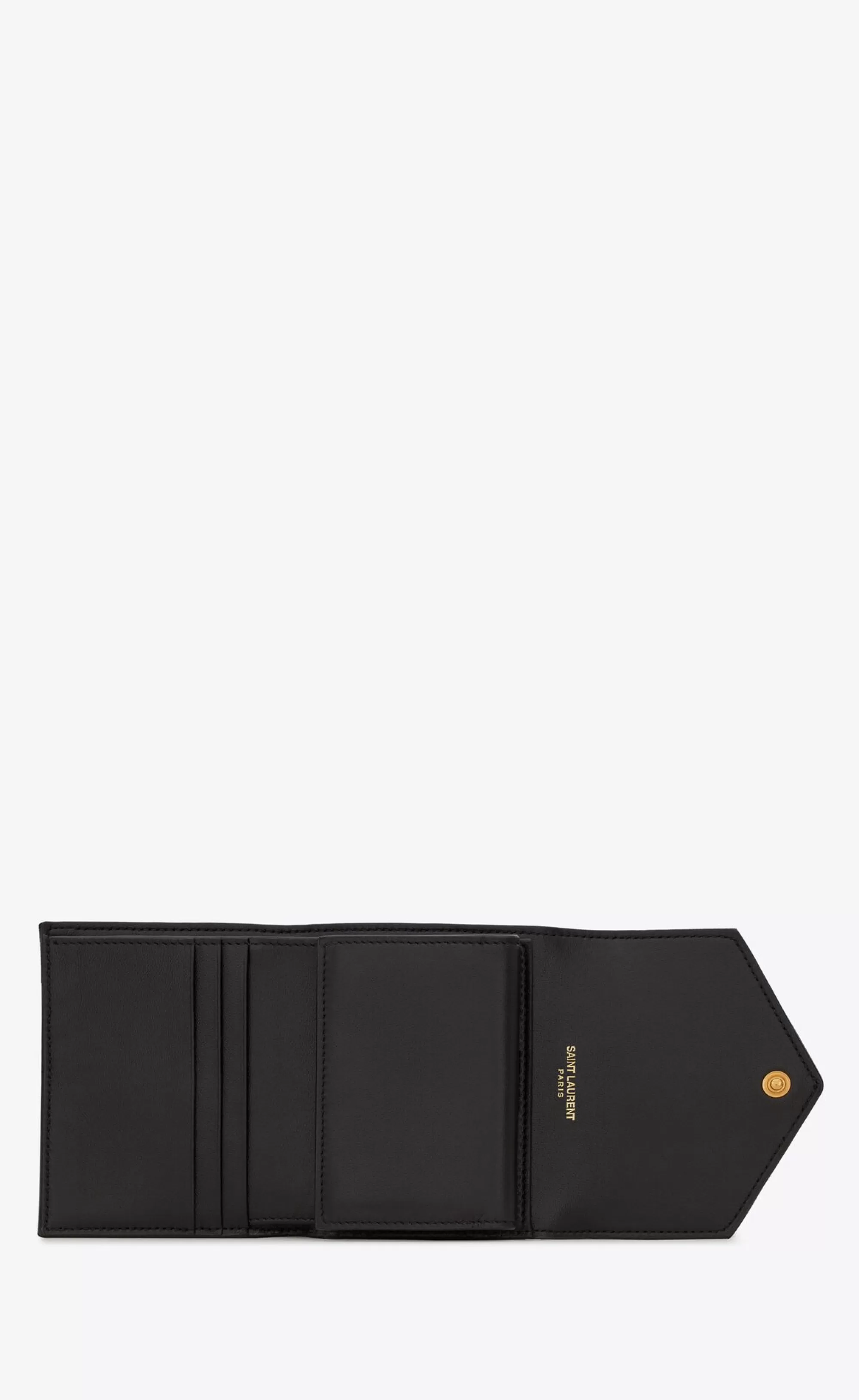 Women Saint Laurent WALLETS^CASSANDRE MATELASSÉ MULTI-FOLDED WALLET IN GRAIN DE POUDRE EMBOSSED LEATHER | | YSL.com