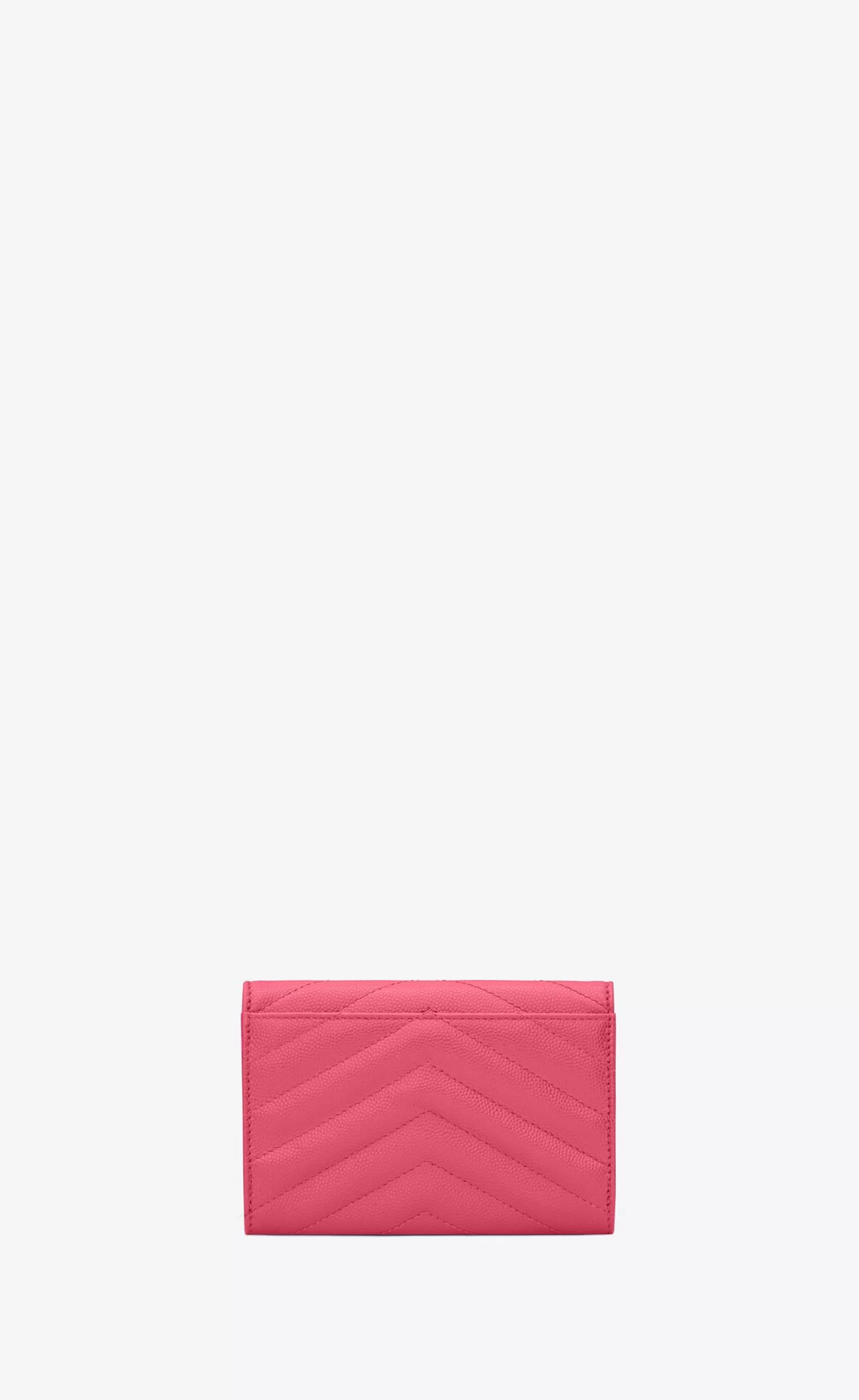 Women Saint Laurent WALLETS^CASSANDRE MATELASSÉ Small Envelope Wallet In Grain De Poudre Embossed Leather | | YSL.com