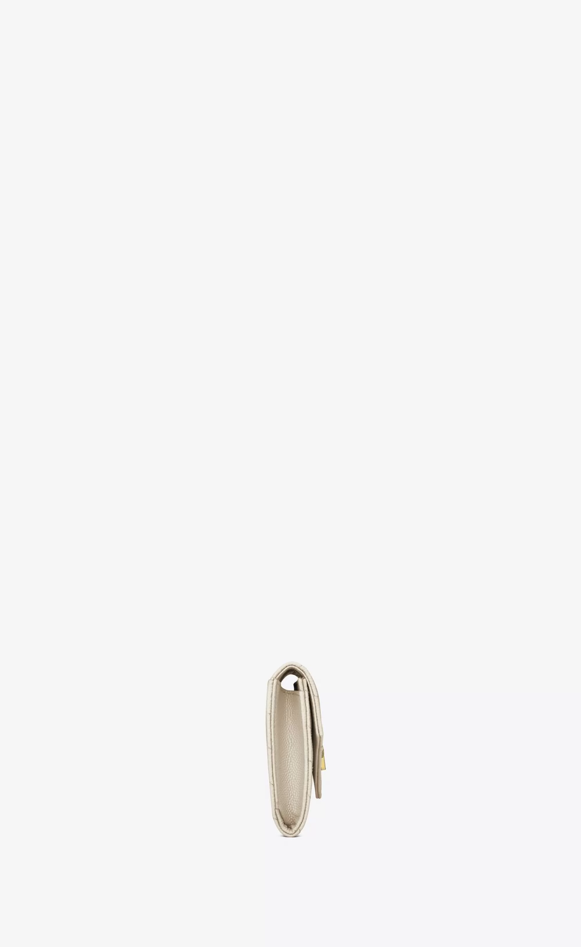 Women Saint Laurent WALLETS^CASSANDRE MATELASSÉ Small Envelope Wallet In Grain De Poudre Embossed Leather | | YSL.com