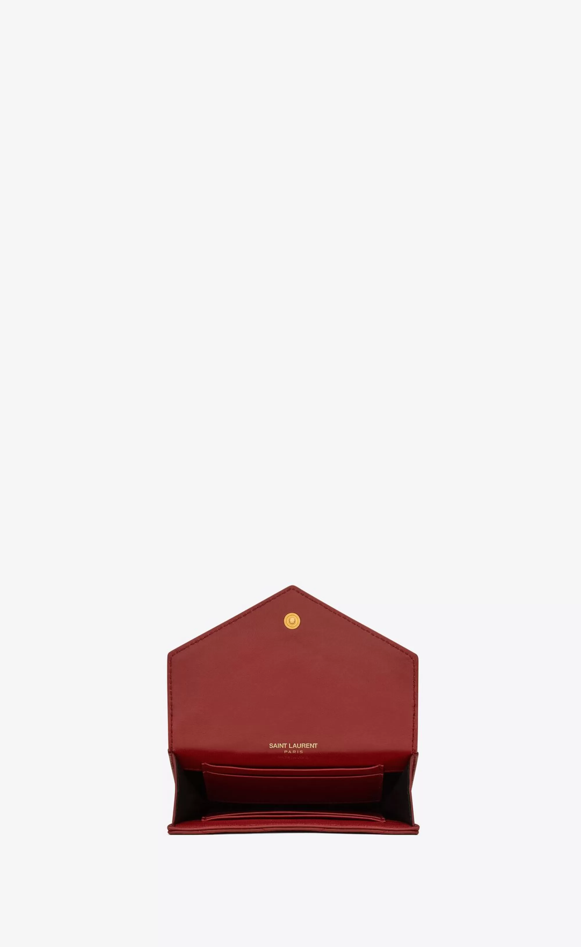Women Saint Laurent WALLETS^Cassandre Matelassé Small Envelope Wallet In Lambskin | | YSL.com