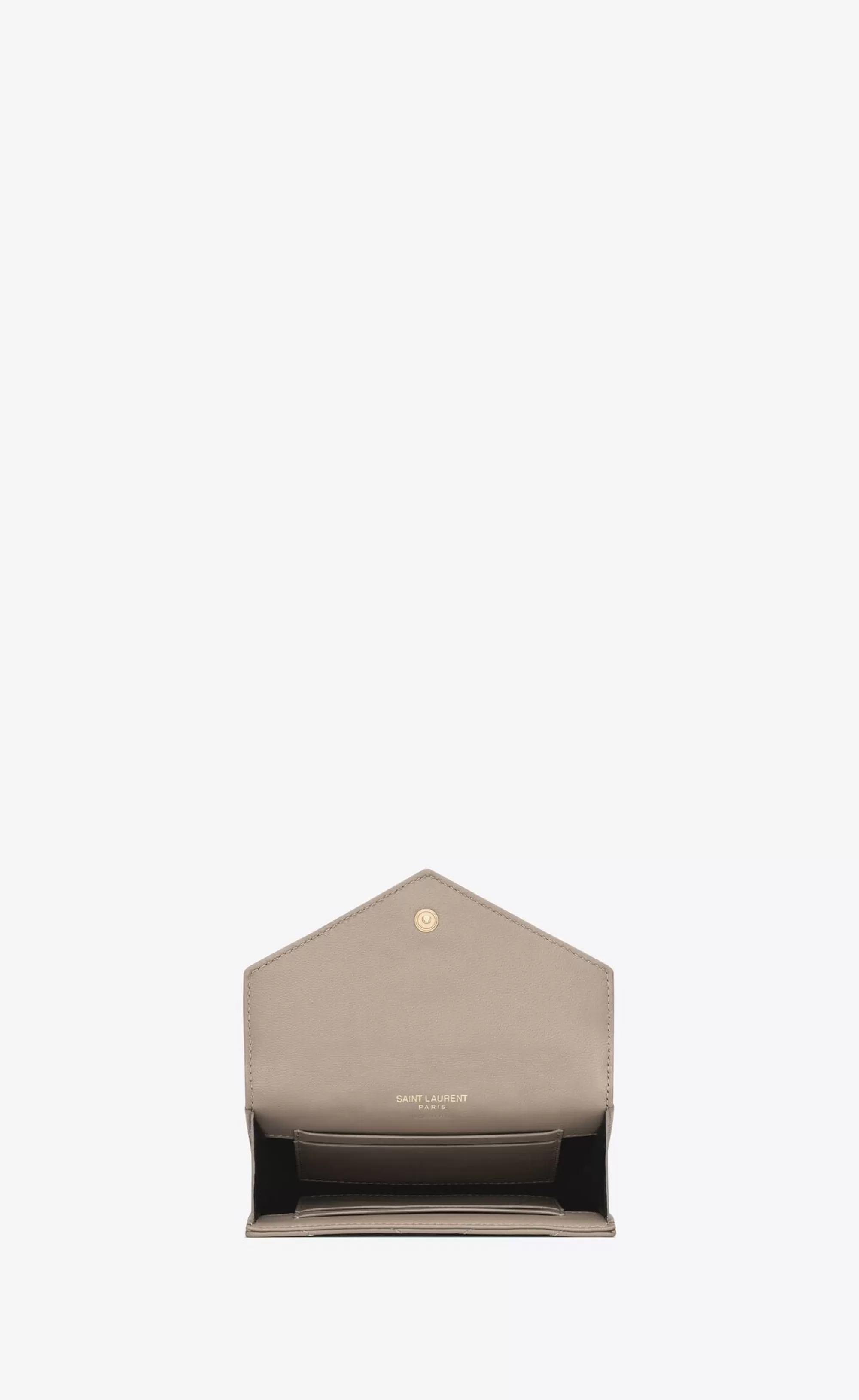Women Saint Laurent WALLETS^CASSANDRE MATELASSÉ Small Envelope Wallet In Lambskin | | YSL.com