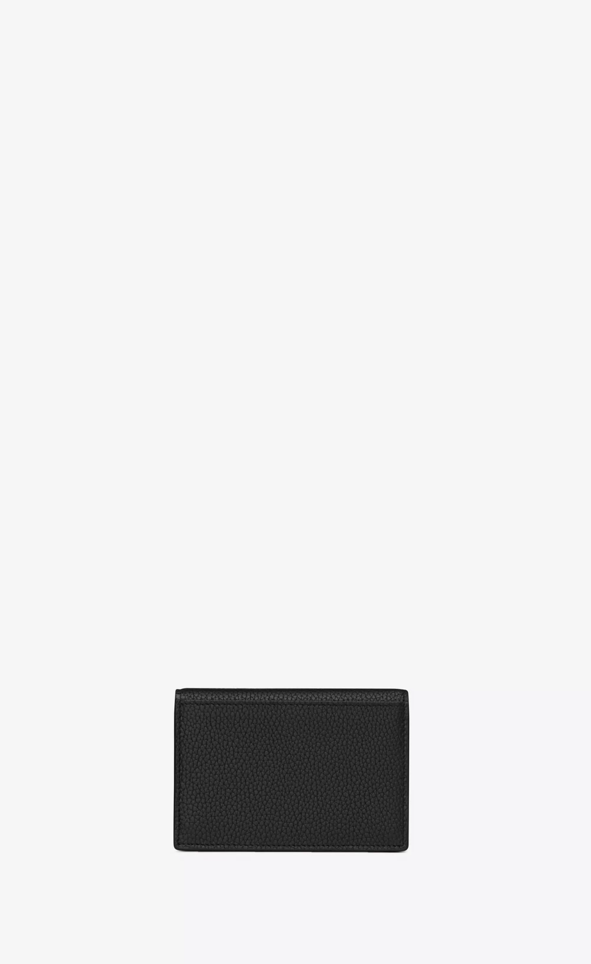 Saint Laurent CARD CASES^CASSANDRE SHADOW BUSINESS CARD CASE IN GRAINED LEATHER | | YSL.com