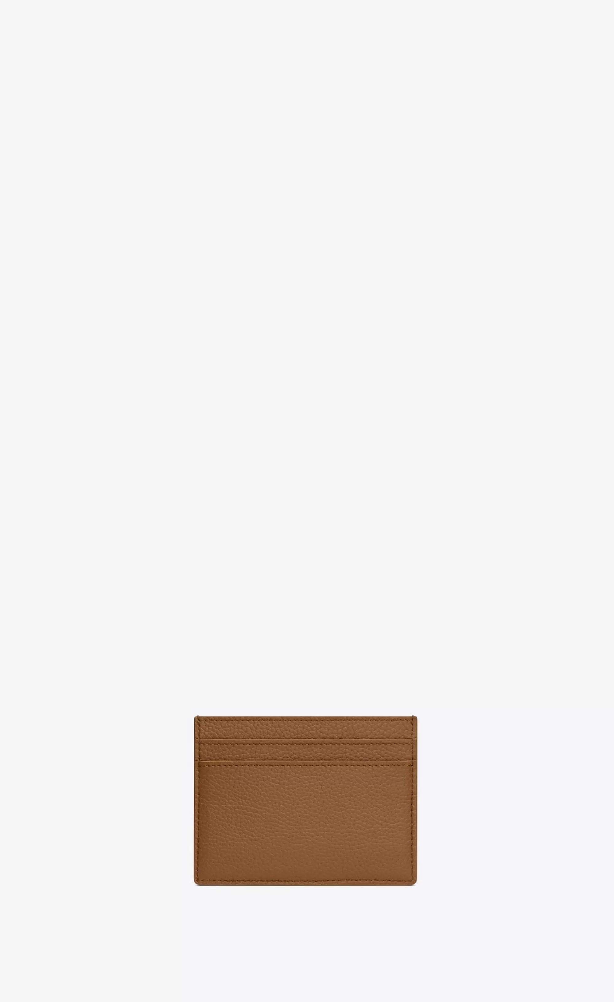 Saint Laurent CARD CASES^CASSANDRE SHADOW Card Case In Grained Leather | | YSL.com