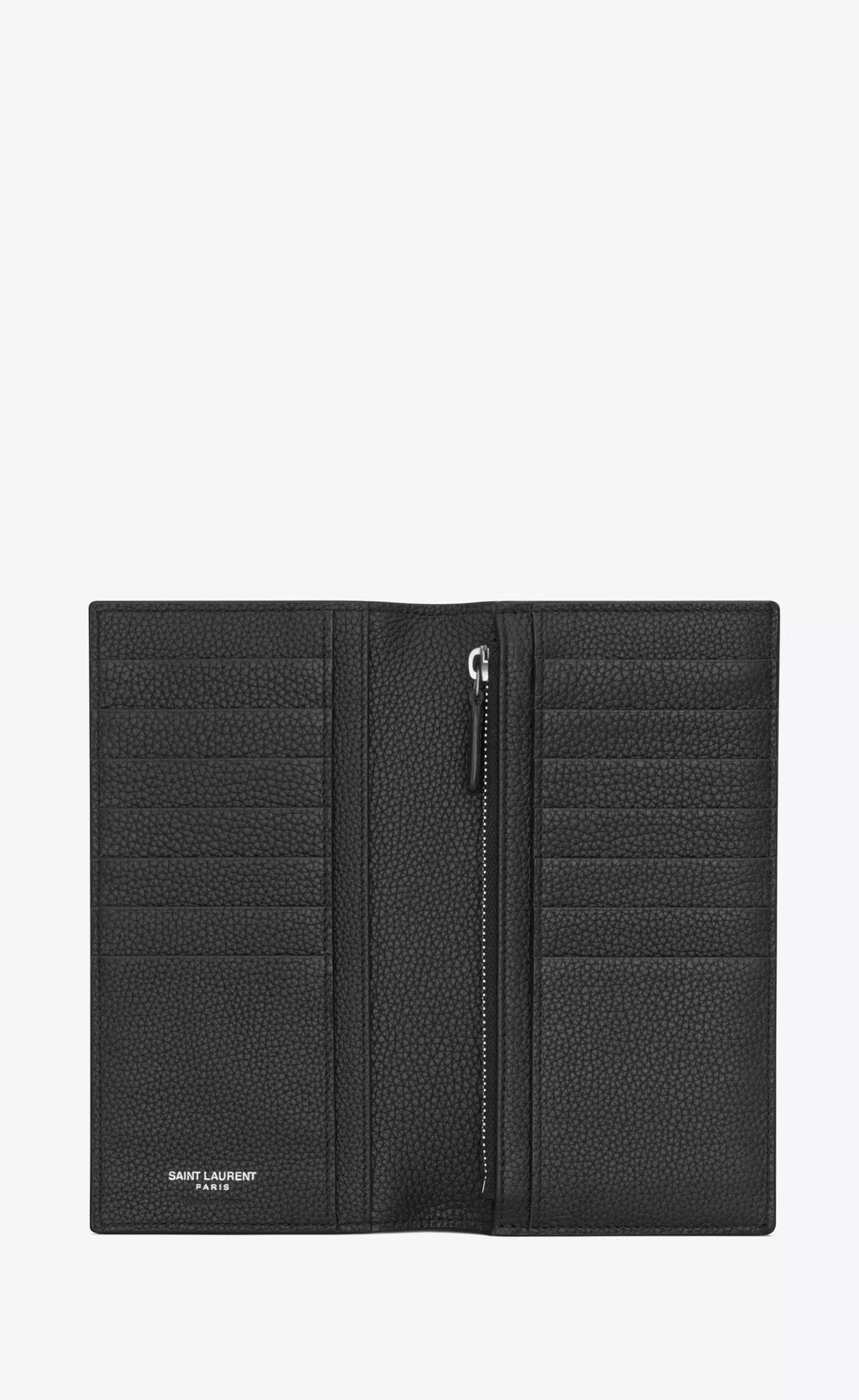 Saint Laurent WALLETS^CASSANDRE SHADOW CONTINENTAL WALLET IN GRAINED LEATHER | | YSL.com