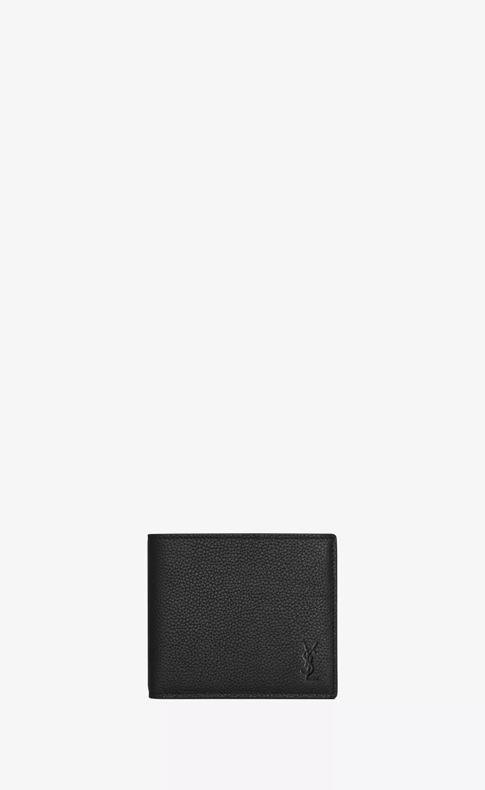 Saint Laurent WALLETS^CASSANDRE SHADOW EAST/WEST WALLET IN GRAINED LEATHER | | YSL.com