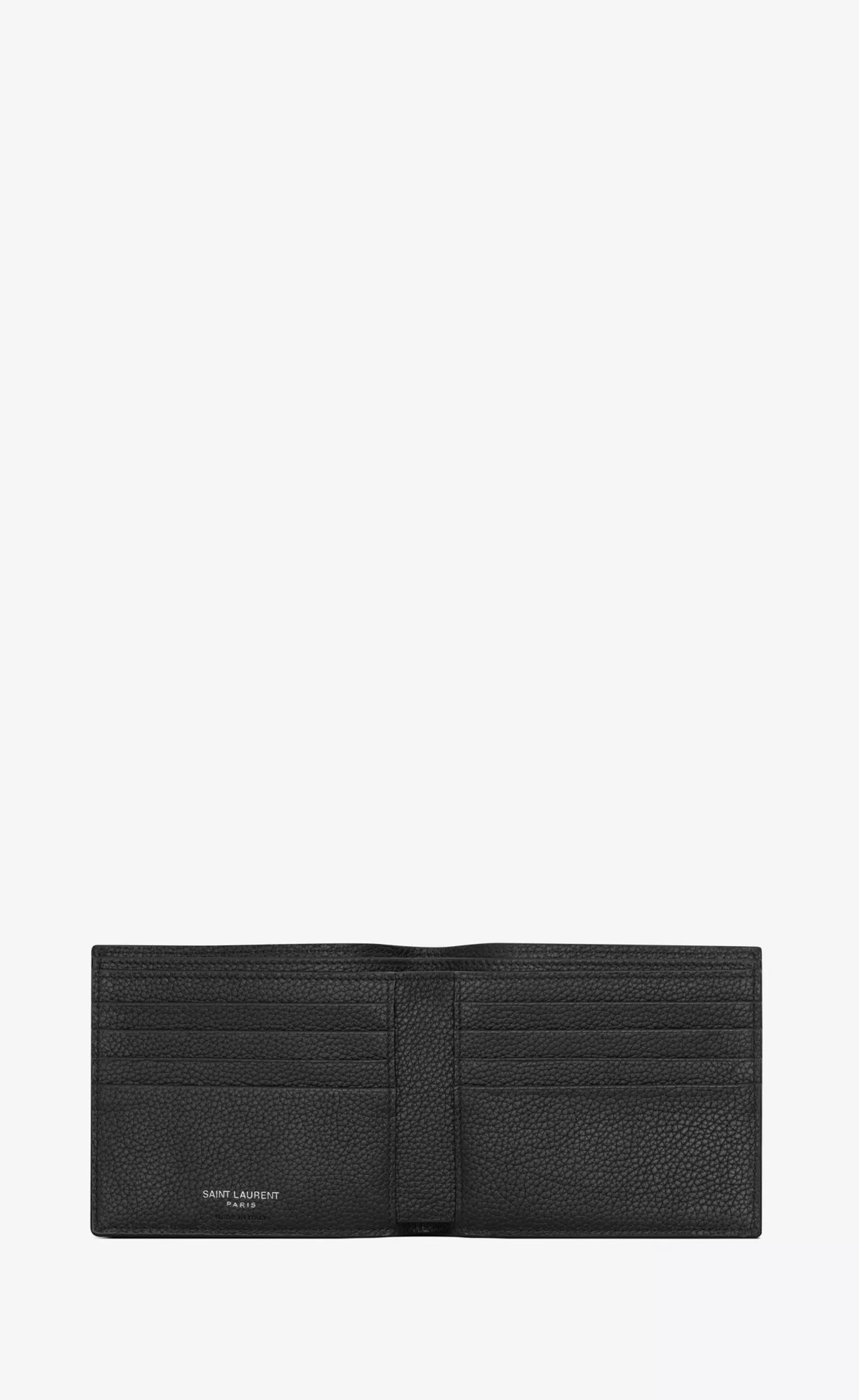 Saint Laurent WALLETS^CASSANDRE SHADOW EAST/WEST WALLET IN GRAINED LEATHER | | YSL.com