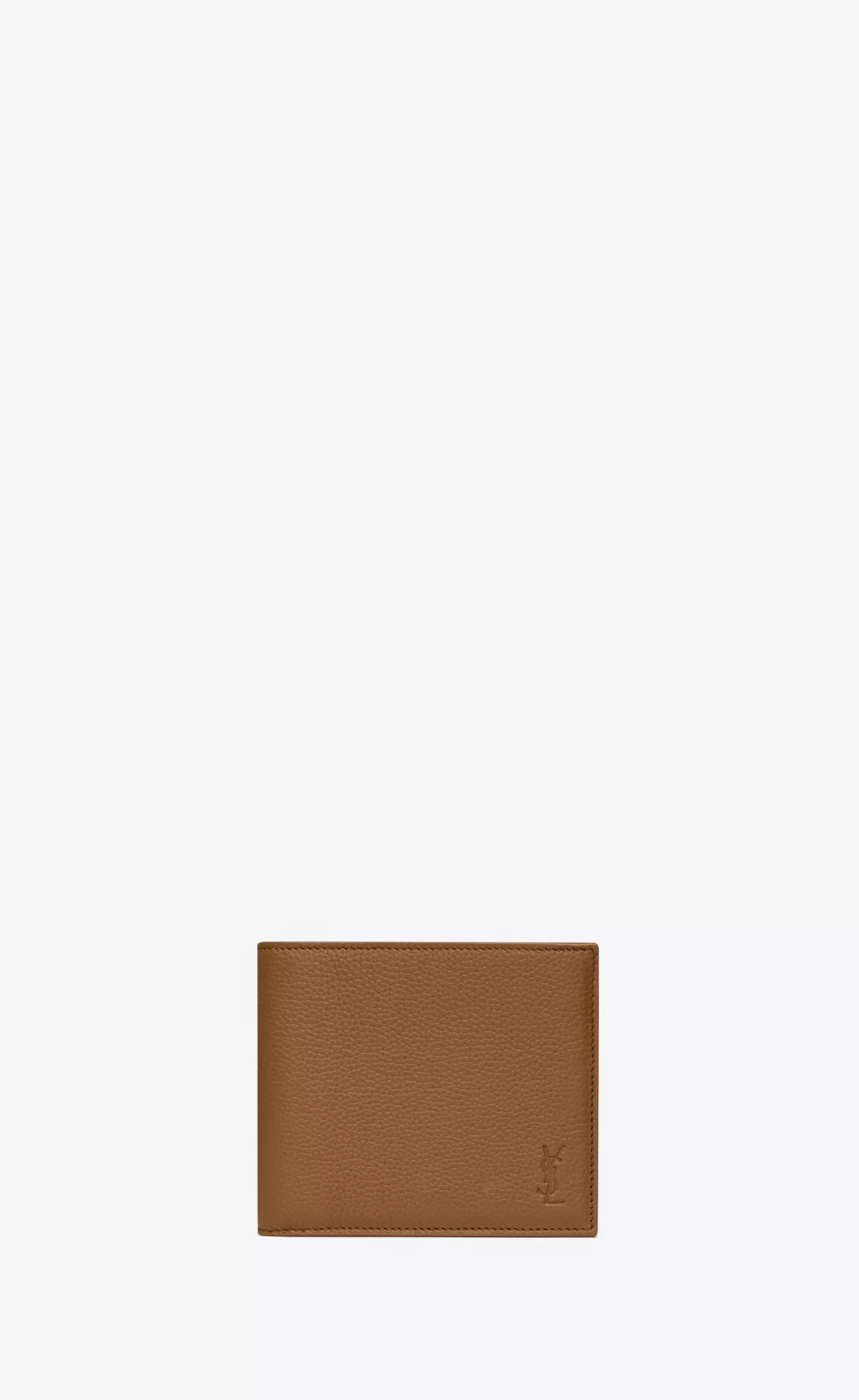 Saint Laurent WALLETS^CASSANDRE SHADOW EAST/WEST WALLET IN GRAINED LEATHER | | YSL.com