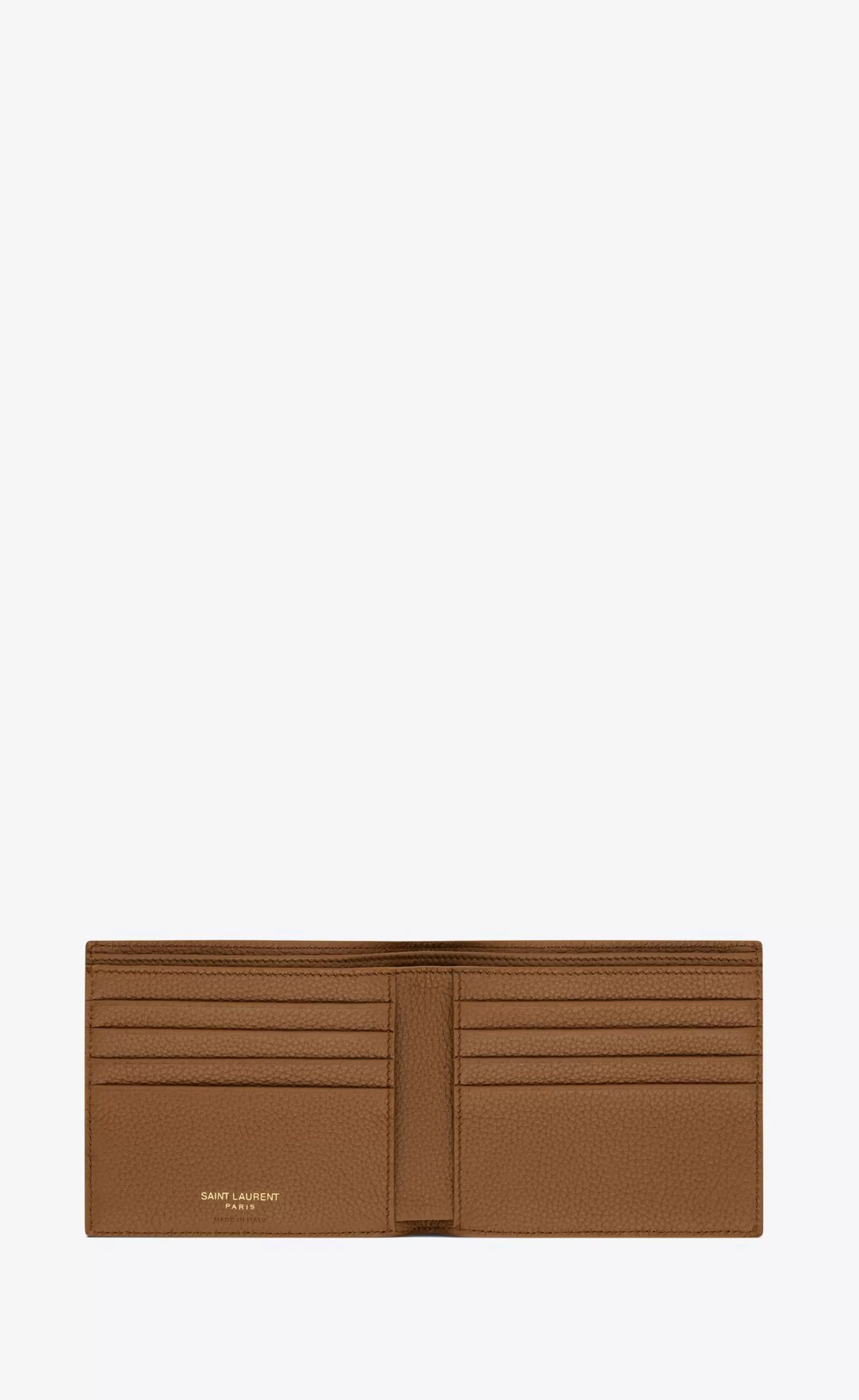 Saint Laurent WALLETS^CASSANDRE SHADOW EAST/WEST WALLET IN GRAINED LEATHER | | YSL.com