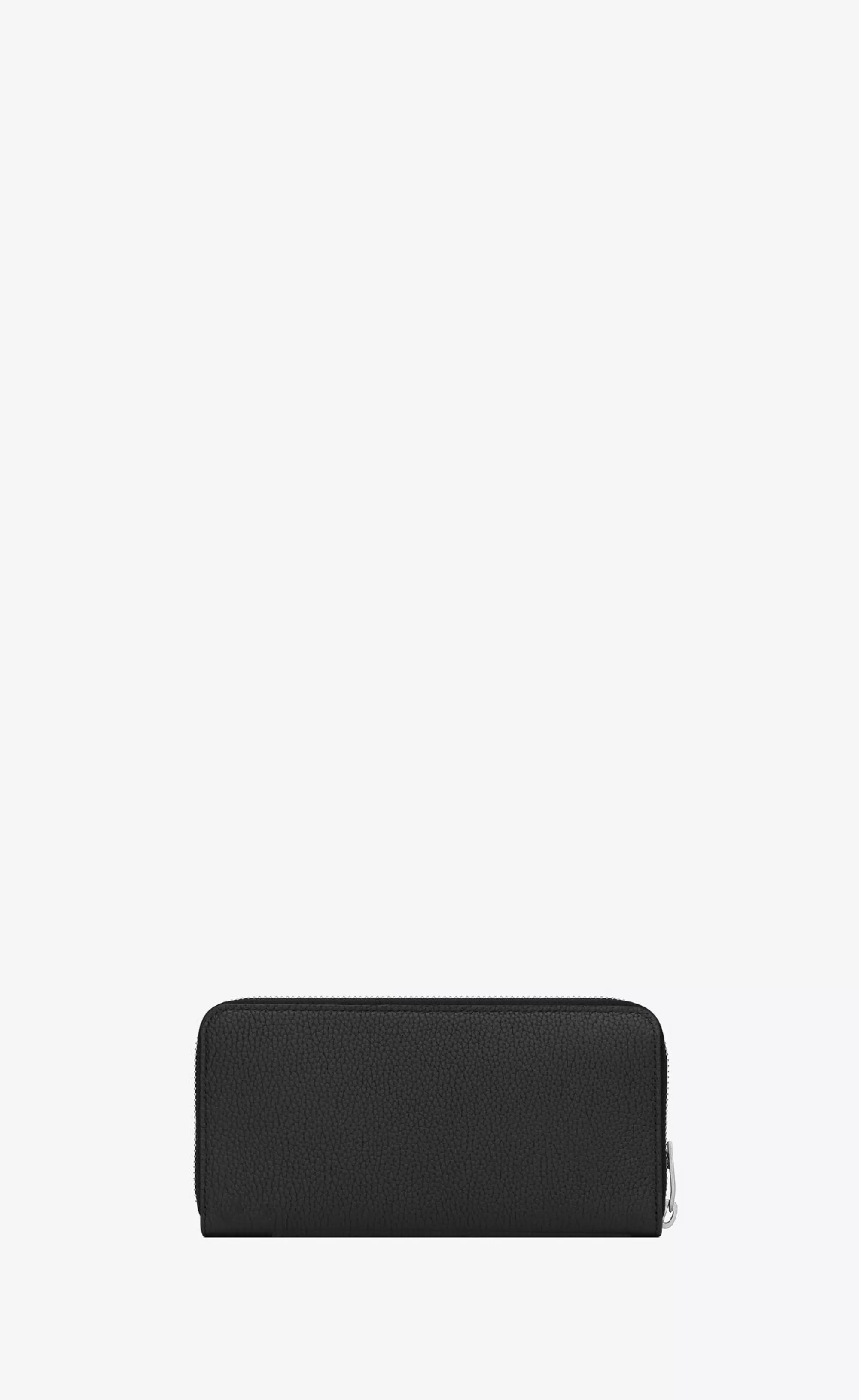 Saint Laurent WALLETS^CASSANDRE SHADOW ZIP-AROUND WALLET IN GRAINED LEATHER | | YSL.com