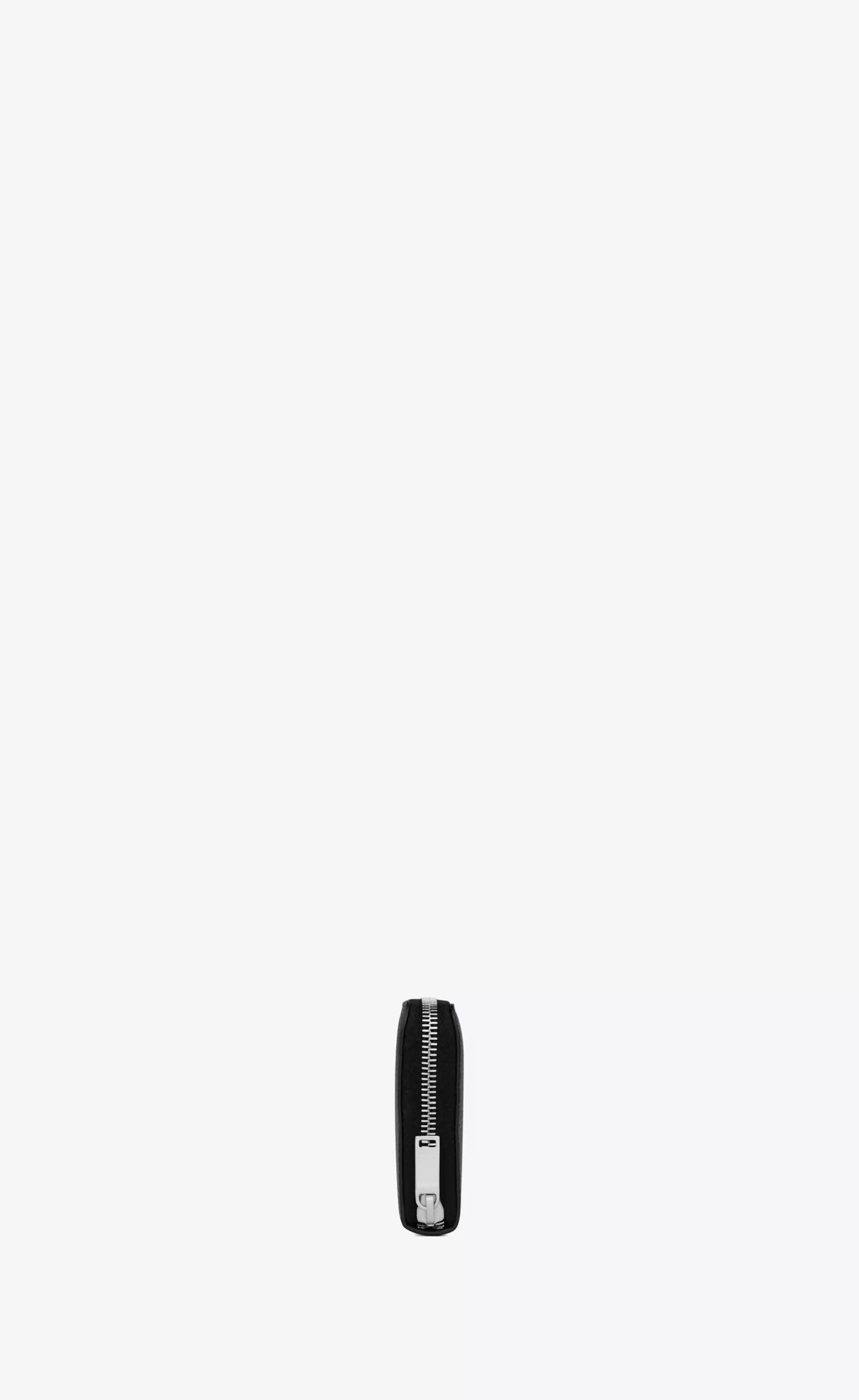 Saint Laurent WALLETS^CASSANDRE SHADOW ZIP-AROUND WALLET IN GRAINED LEATHER | | YSL.com