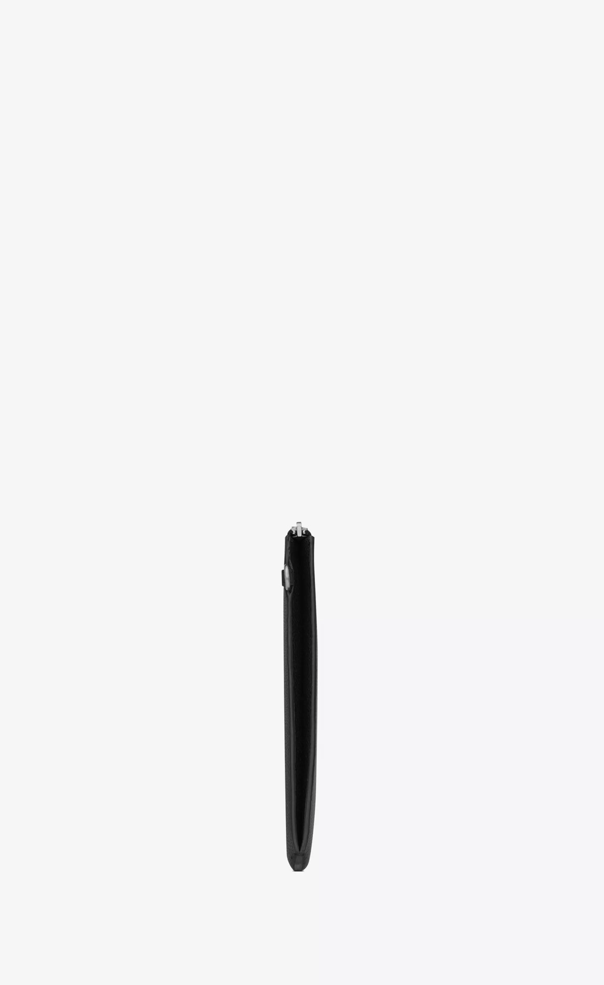 Saint Laurent POUCHES^CASSANDRE SHADOW Zipped Tablet Holder In Grained Leather | | YSL.com