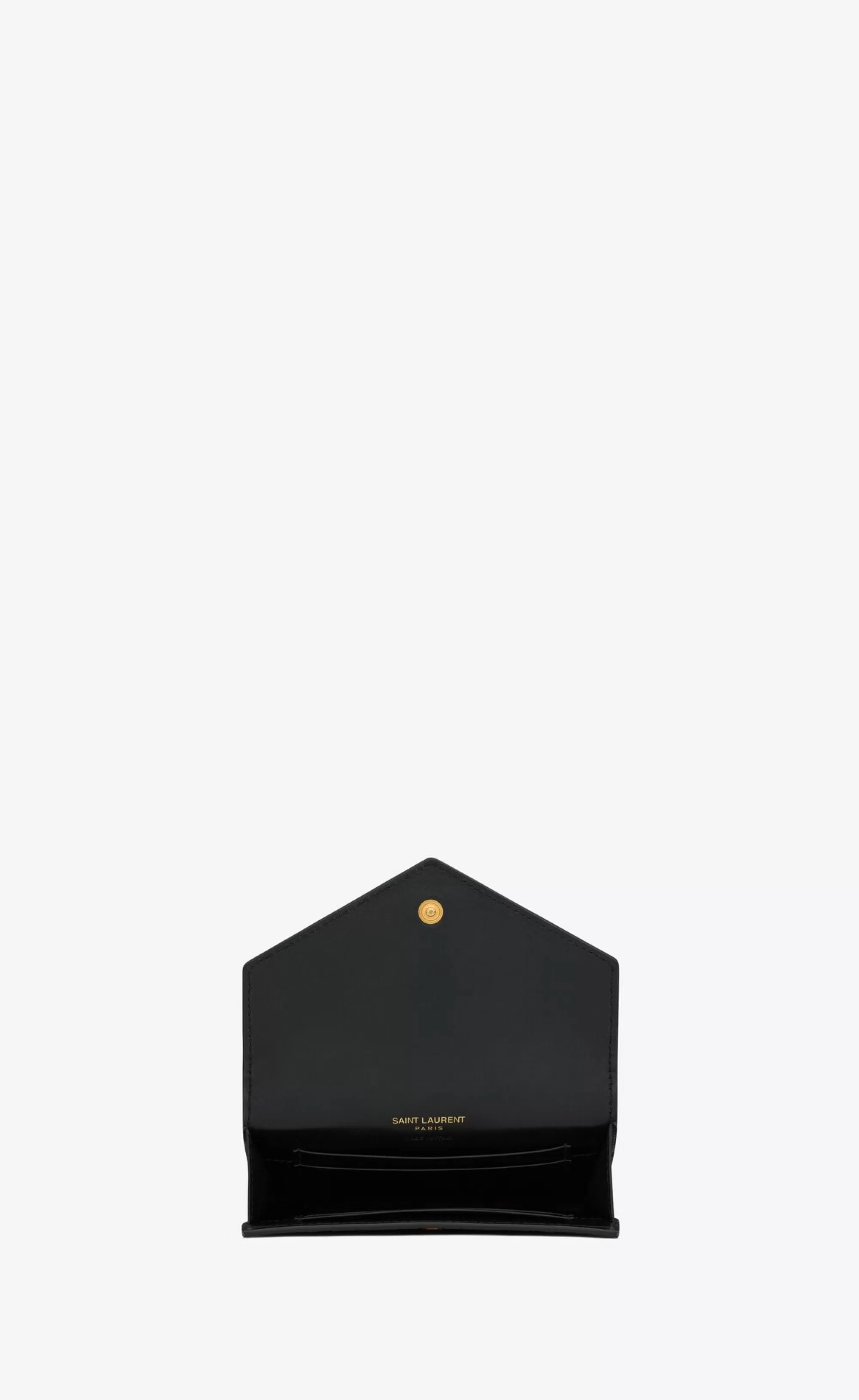 Women Saint Laurent WALLETS^Cassandre Small Envelope Wallet In Shiny Crocodile-embossed Leather | | YSL.com