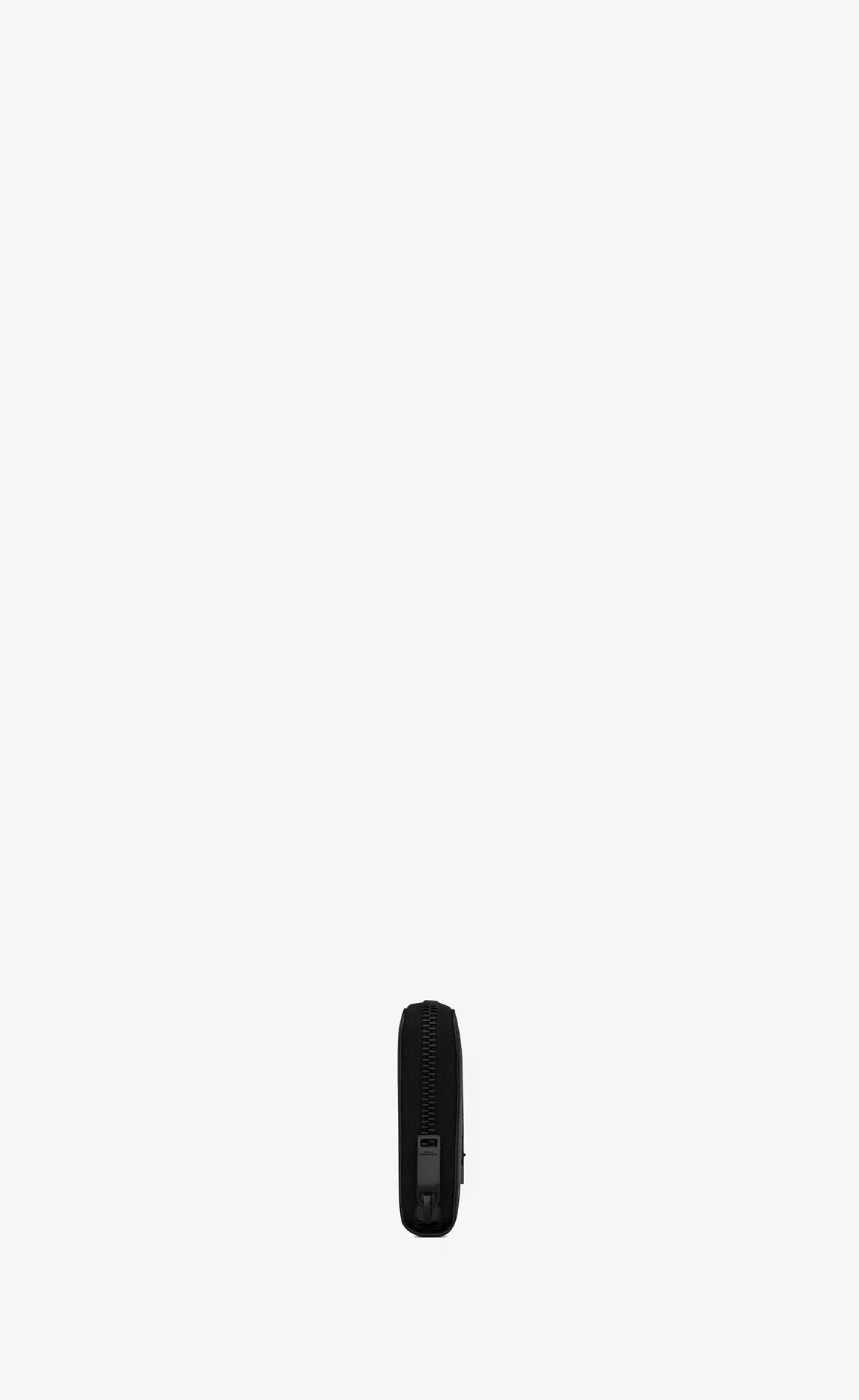Saint Laurent WALLETS^CASSANDRE Zip-around Wallet In Grain De Poudre Embossed Leather | | YSL.com