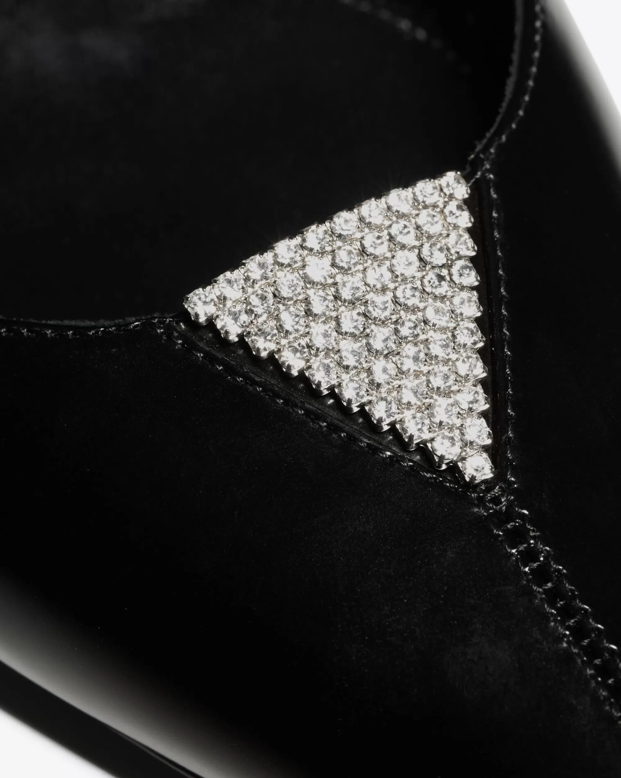 Women Saint Laurent SLINGBACKS^CHERISH Slingback Pumps In Glazed Leather With Rhinestones | | YSL.com