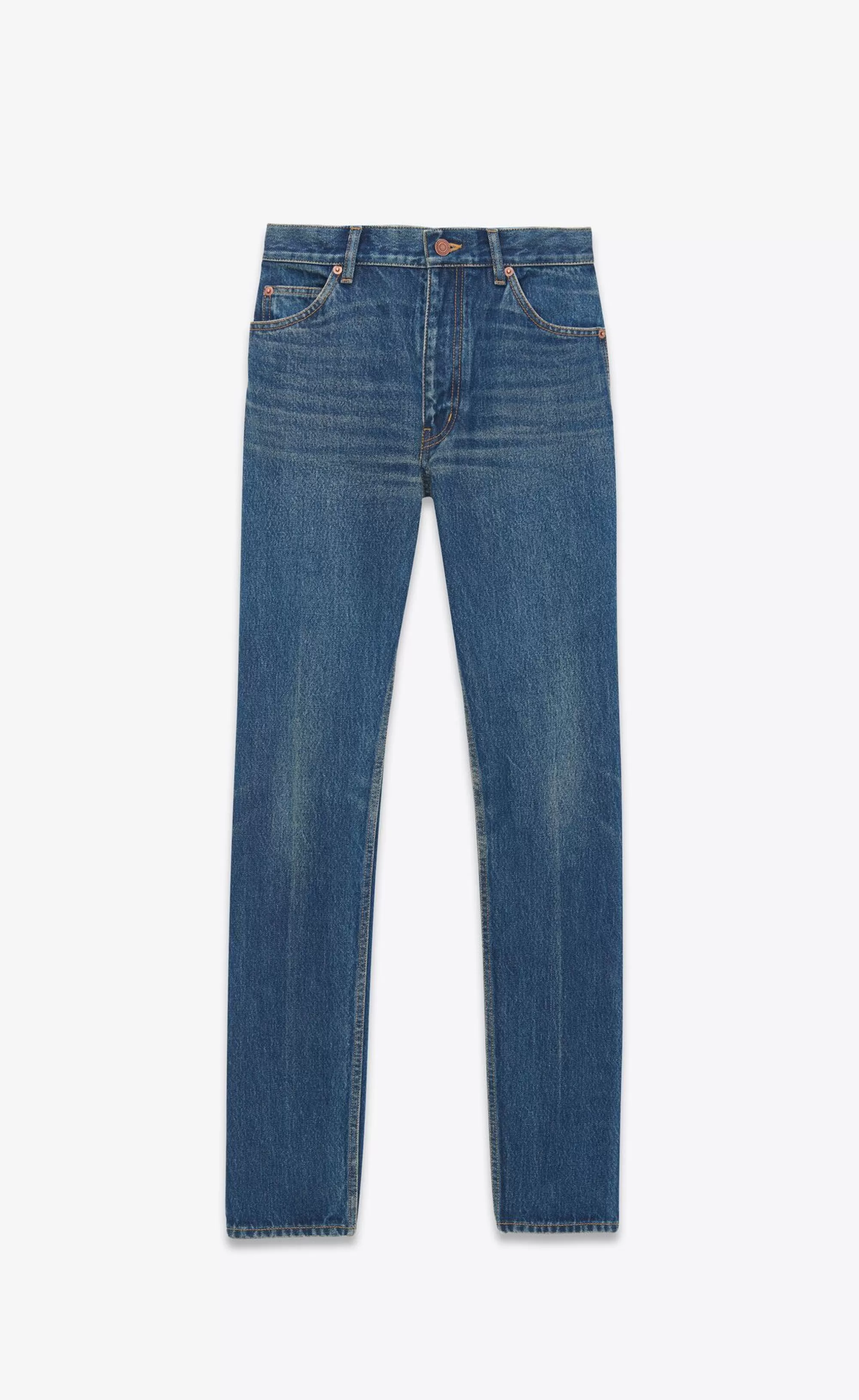 Women Saint Laurent Denim^CINDY Jeans In Denim | | YSL.com