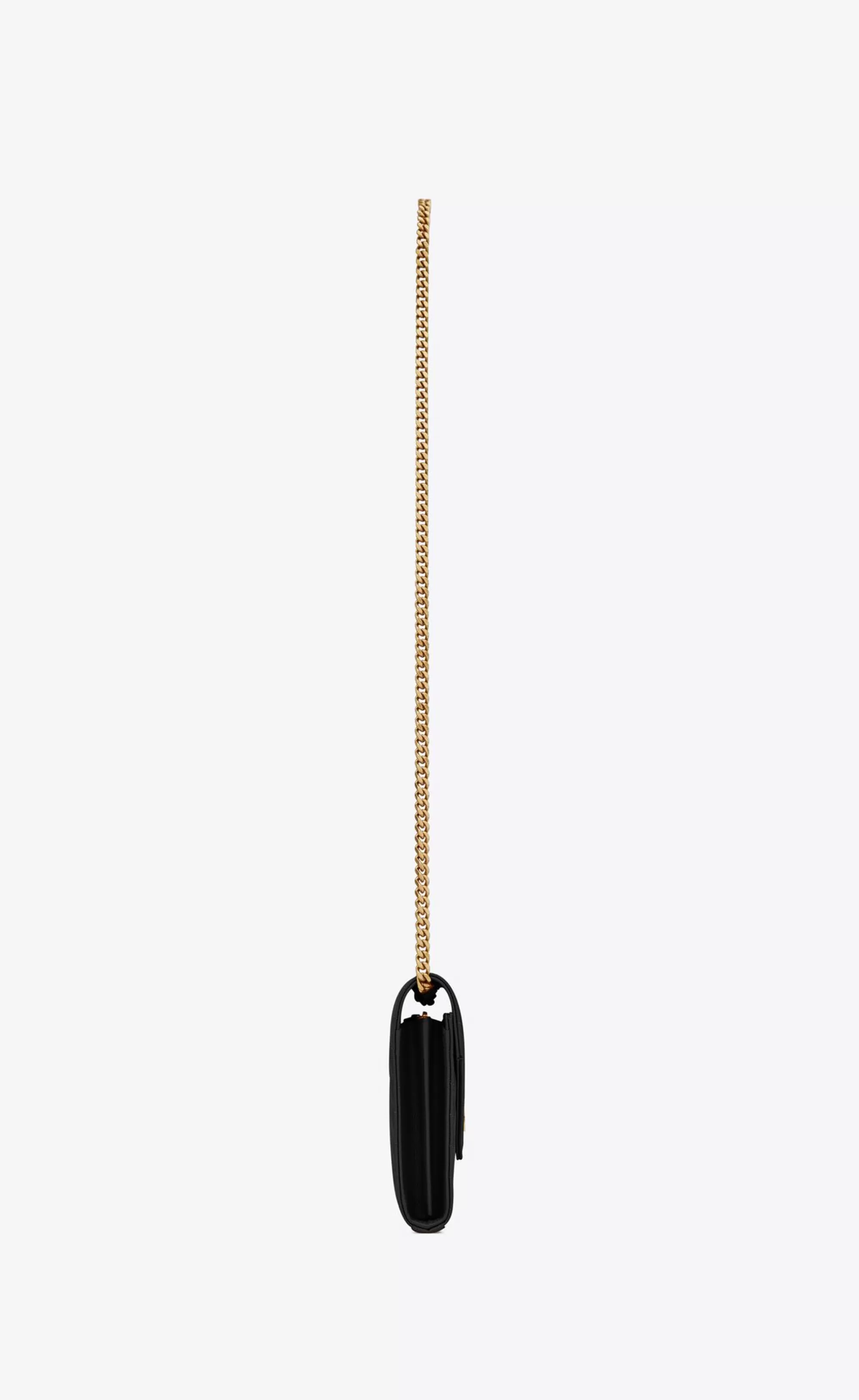 Women Saint Laurent CHAIN WALLETS^CLASSIC CASSANDRE CHAIN WALLET IN GRAIN DE POUDRE LEATHER | | YSL.com
