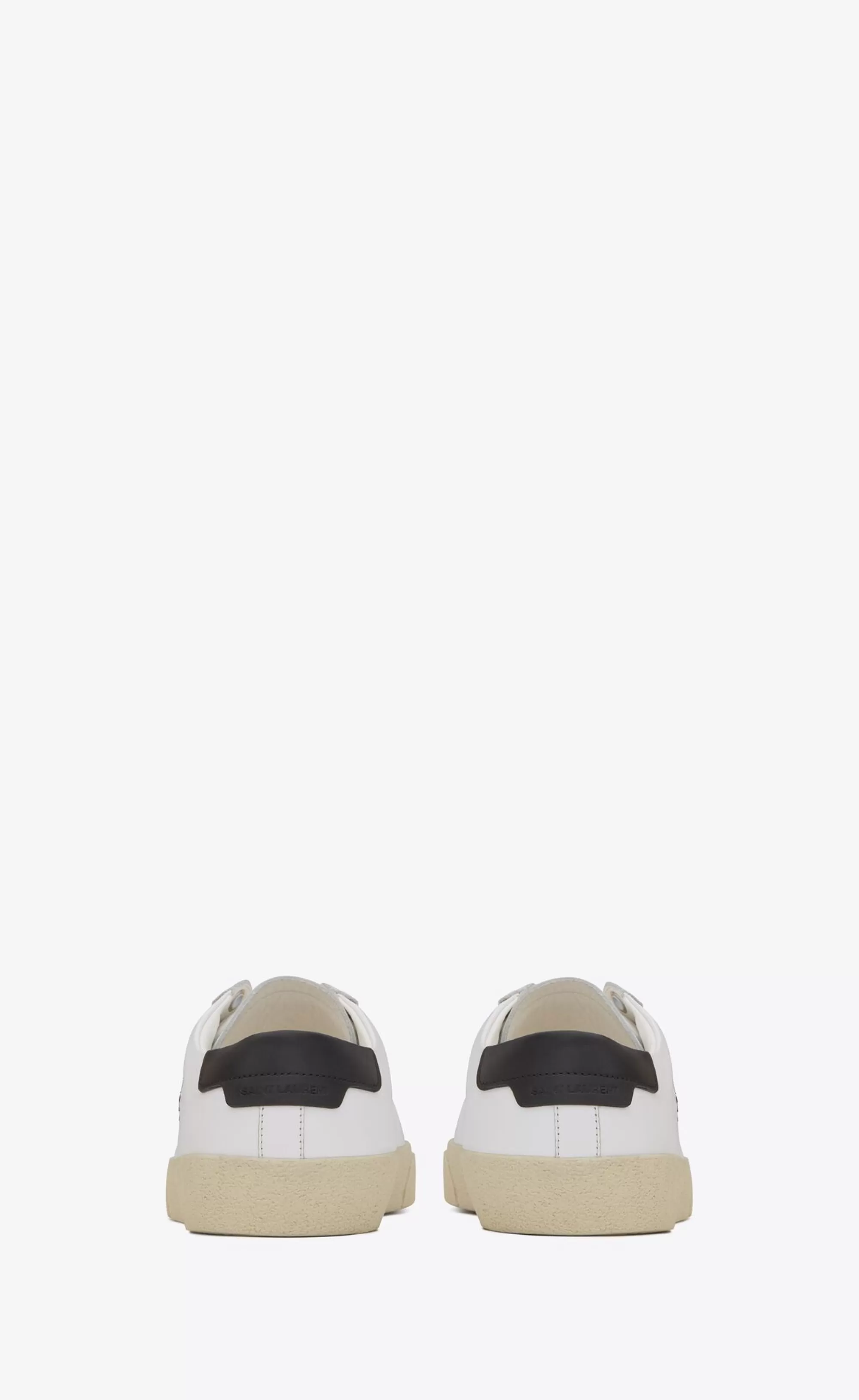 Women Saint Laurent SNEAKERS^Court Classic Sl/06 Embroidered Sneakers In Leather | | YSL.com