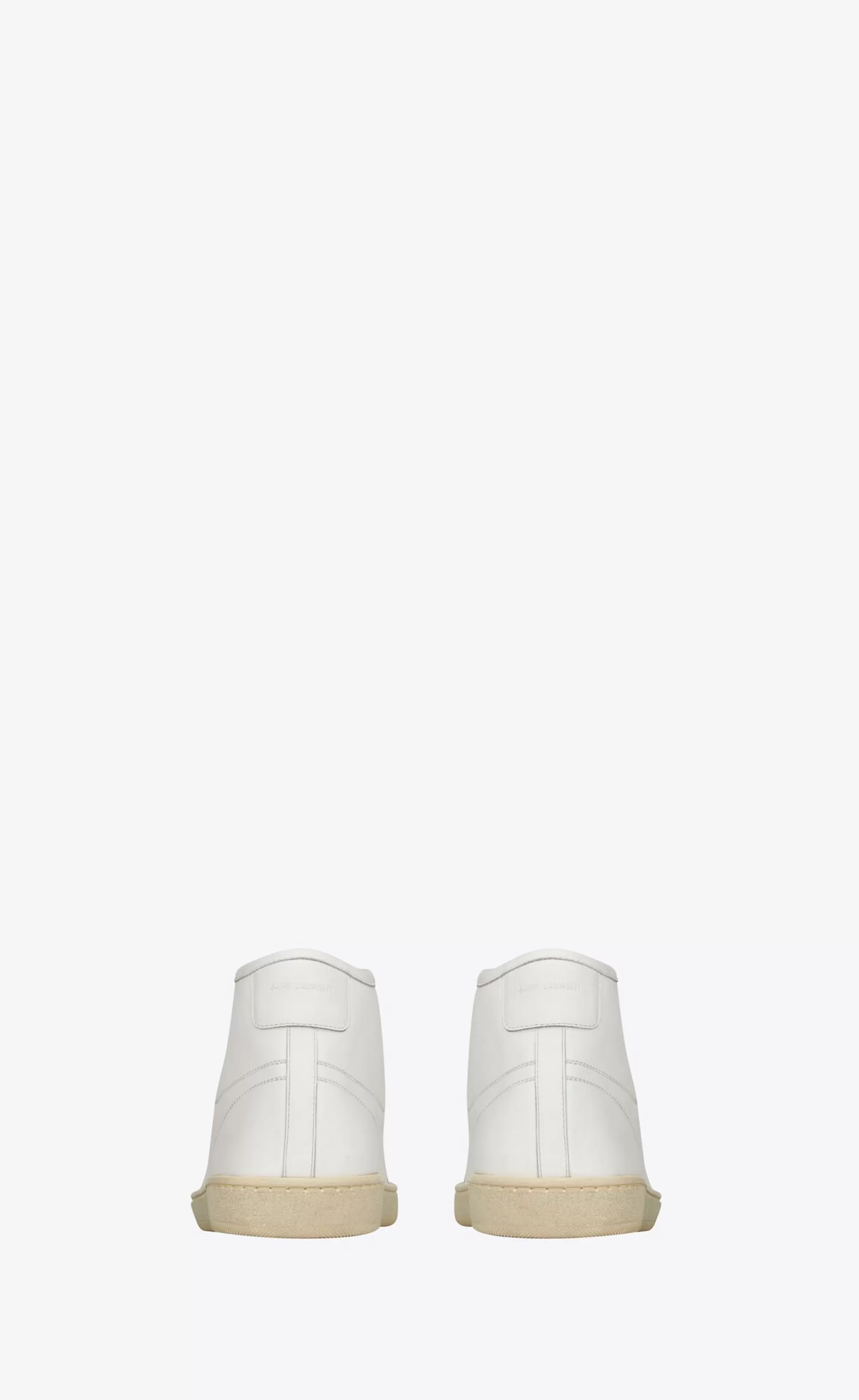 Saint Laurent SNEAKERS | NEW ARRIVALS^COURT CLASSIC SL/39 Mid-top Sneakers In Grained Leather | | YSL.com