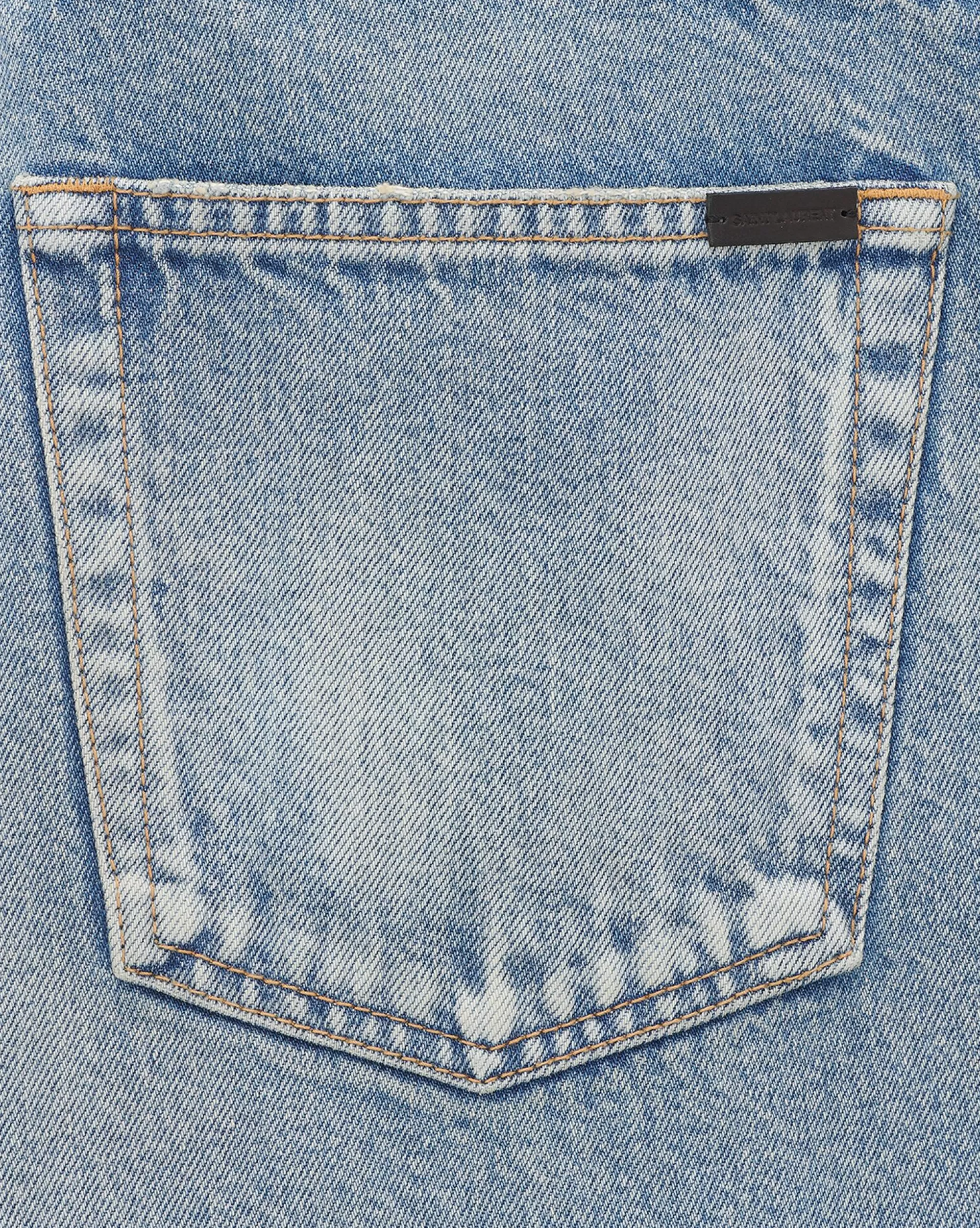 Saint Laurent ALL READY TO WEAR | DENIM^Cropped Jeans In Denim | | YSL.com