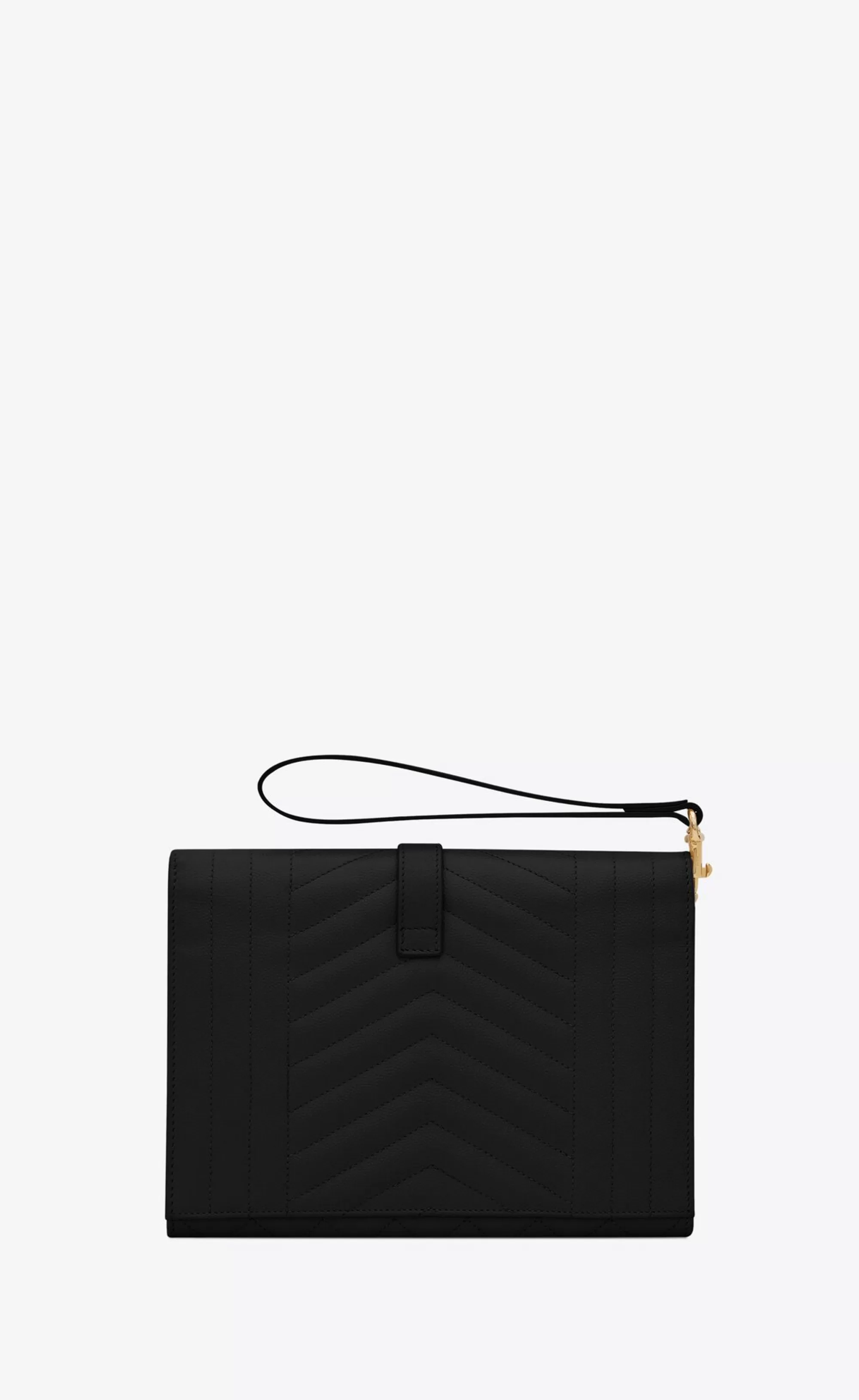 Women Saint Laurent pouches^ENVELOPE FLAP Pouch In MIX MATELASSÉ GRAIN DE POUDRE EMBOSSED LEATHER | | YSL.com