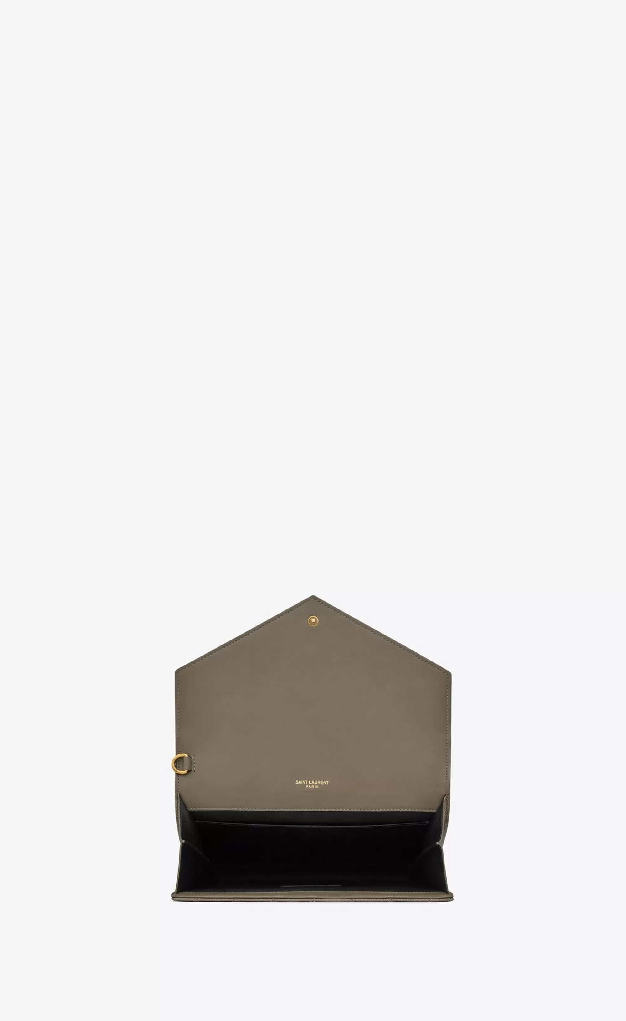 Women Saint Laurent pouches^ENVELOPE Flap Pouch In MIX MATELASSÉ Metallic GRAIN DE POUDRE EMBOSSED LEATHER | | YSL.com