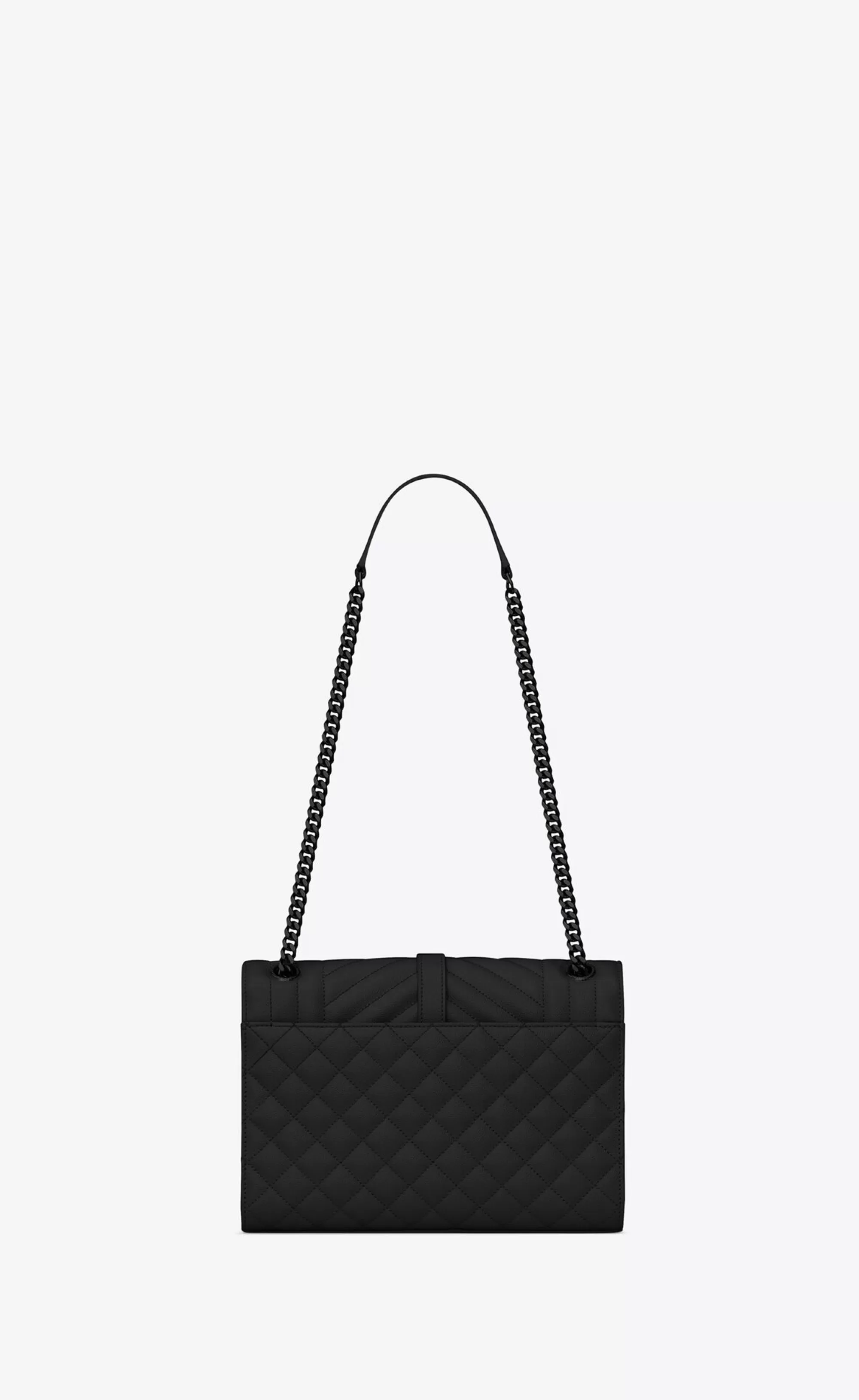 Women Saint Laurent SHOULDER BAGS | ENVELOPE^ENVELOPE MEDIUM IN QUILTED GRAIN DE POUDRE EMBOSSED LEATHER | | YSL.com