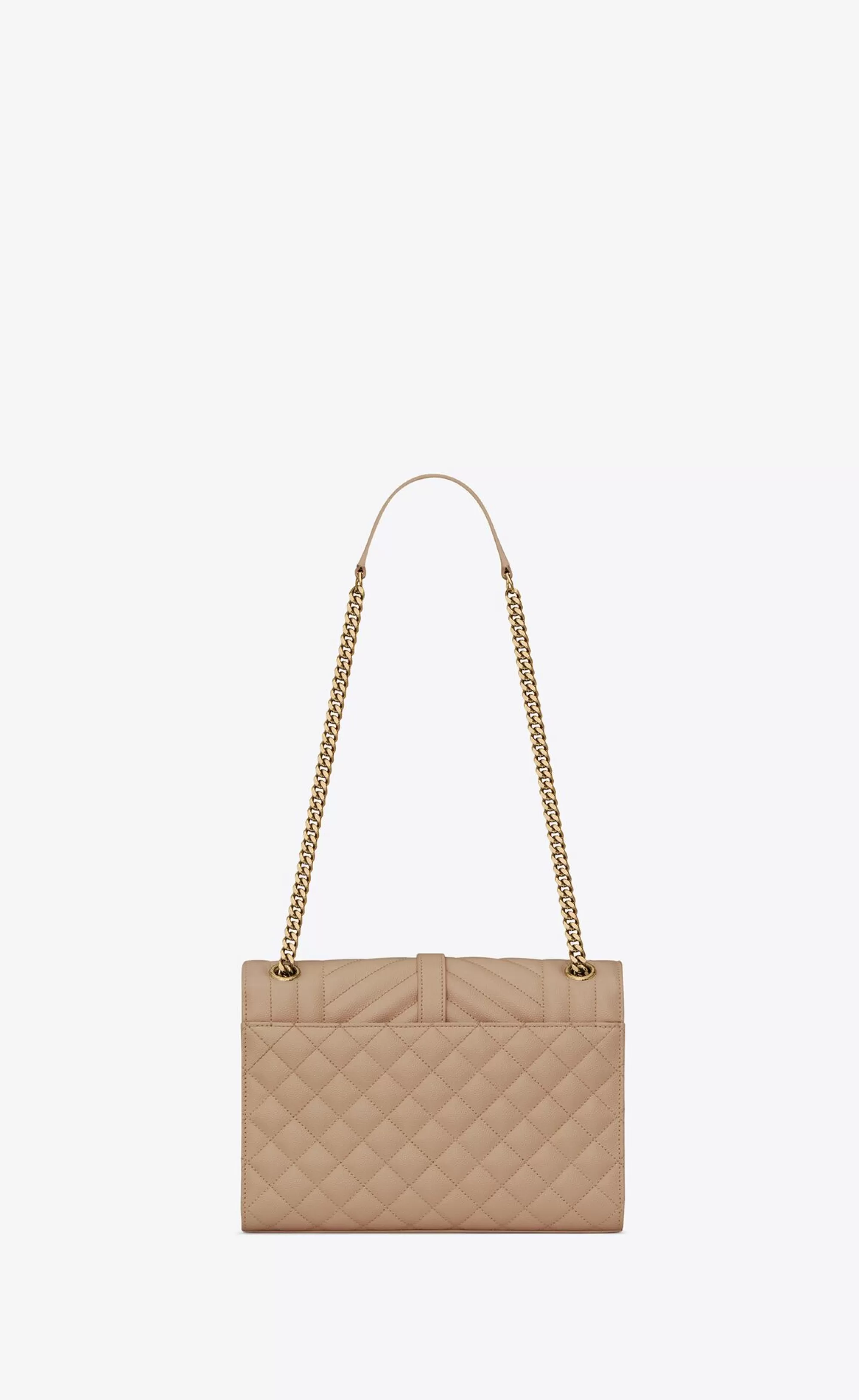 Women Saint Laurent ENVELOPE | SHOULDER BAGS^ENVELOPE MEDIUM IN QUILTED GRAIN DE POUDRE EMBOSSED LEATHER | | YSL.com