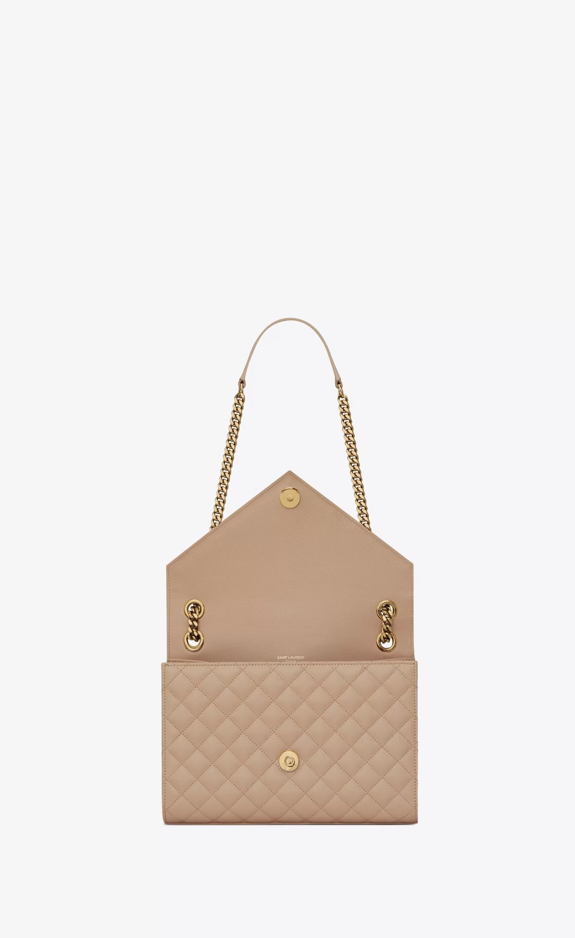 Women Saint Laurent ENVELOPE | SHOULDER BAGS^ENVELOPE MEDIUM IN QUILTED GRAIN DE POUDRE EMBOSSED LEATHER | | YSL.com