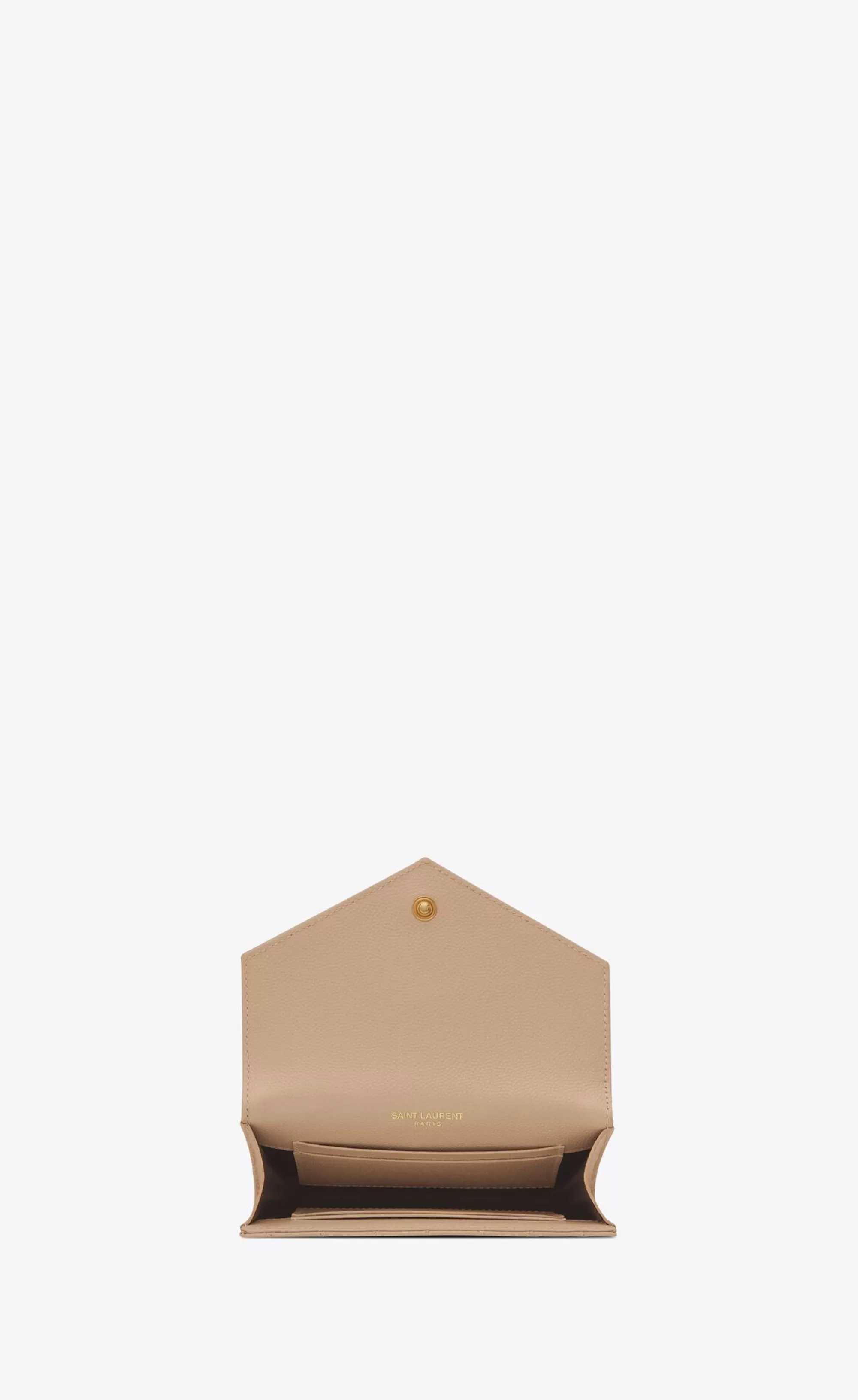 Women Saint Laurent WALLETS^ENVELOPE SMALL ENVELOPE WALLET IN MIX Matelassé Grain De Poudre Embossed LEATHER | | YSL.com