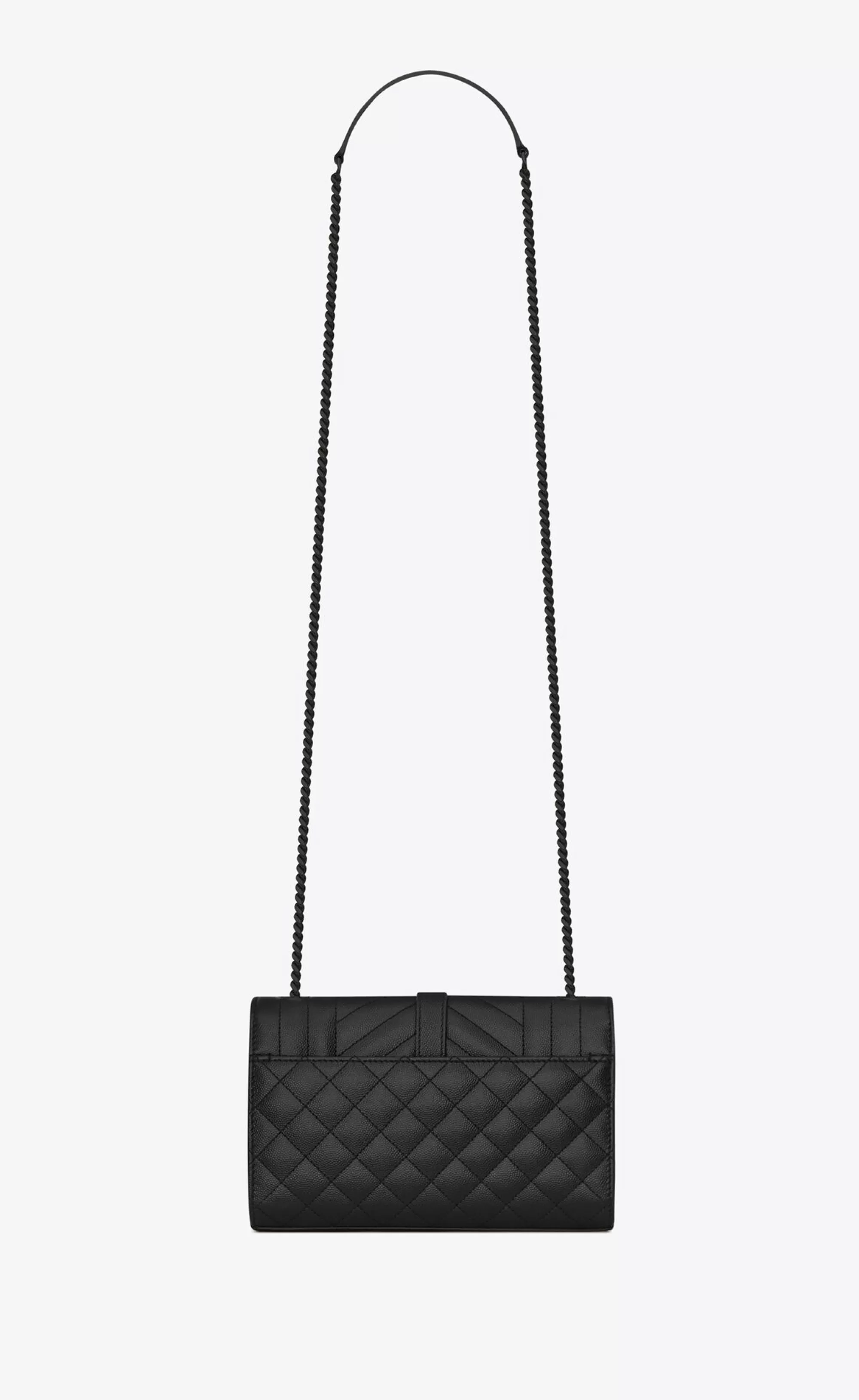 Women Saint Laurent CROSSBODY BAGS | ENVELOPE^ENVELOPE SMALL IN QUILTED GRAIN DE POUDRE EMBOSSED LEATHER | | YSL.com