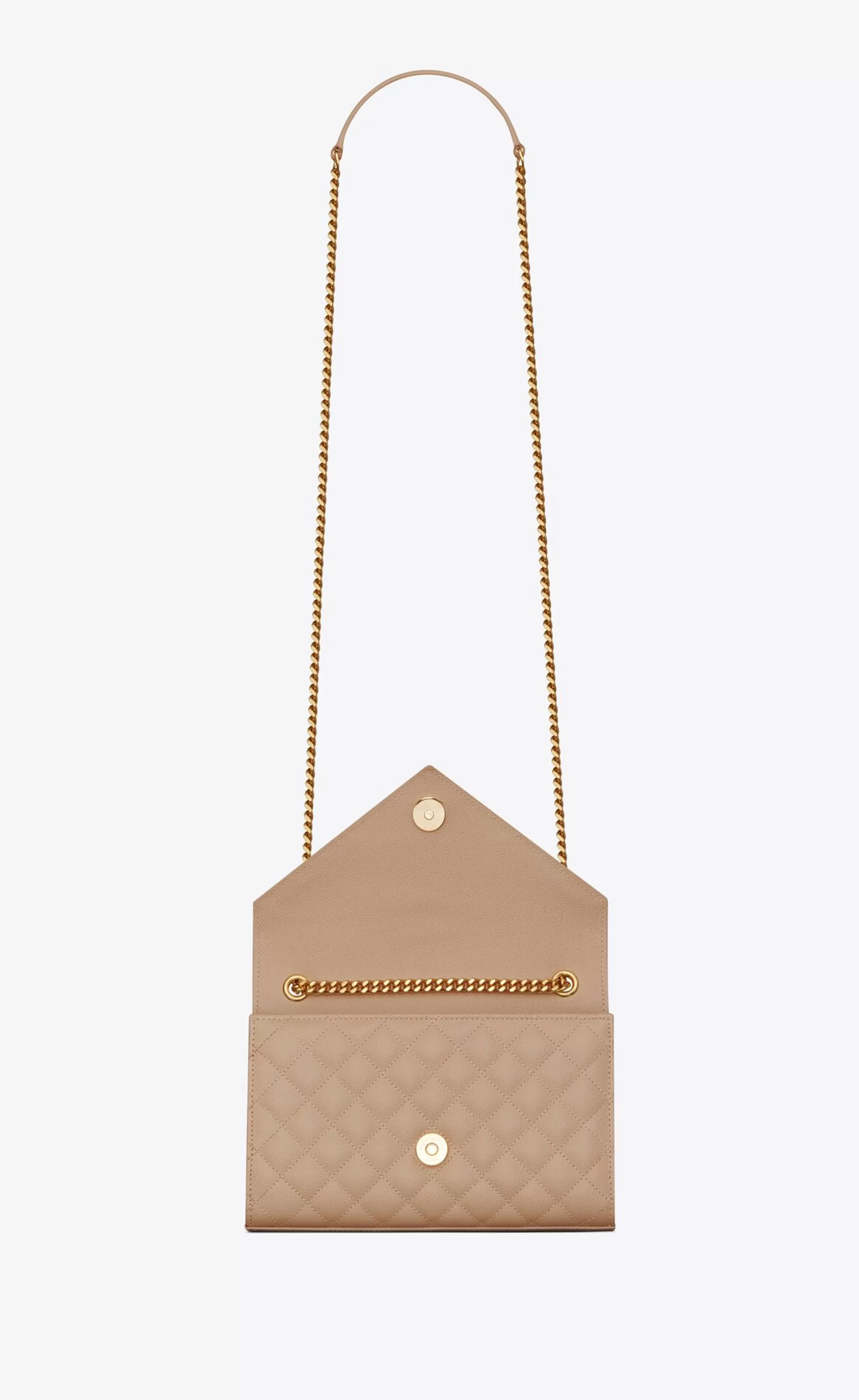 Women Saint Laurent CROSSBODY BAGS | ENVELOPE^ENVELOPE SMALL IN QUILTED GRAIN DE POUDRE EMBOSSED LEATHER | | YSL.com