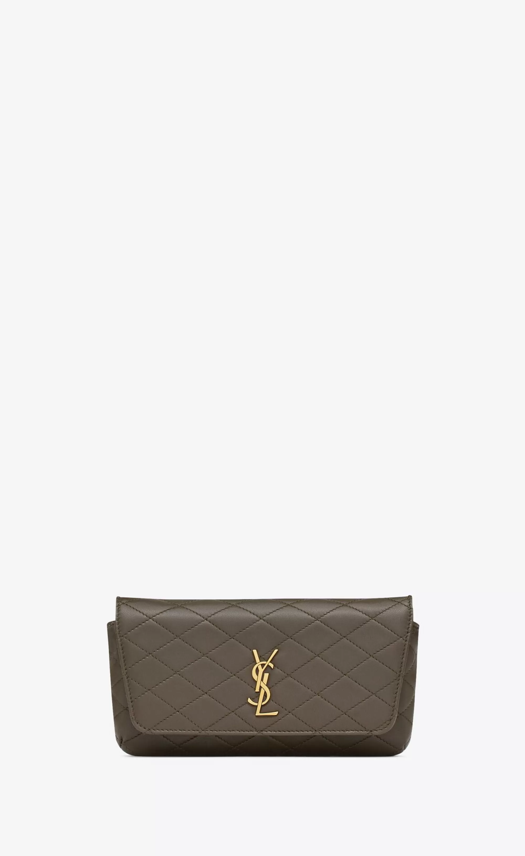 Women Saint Laurent SMALL ACCESSORIES | GABY^GABY Chain Phone Holder In Quilted Lambskin | | YSL.com