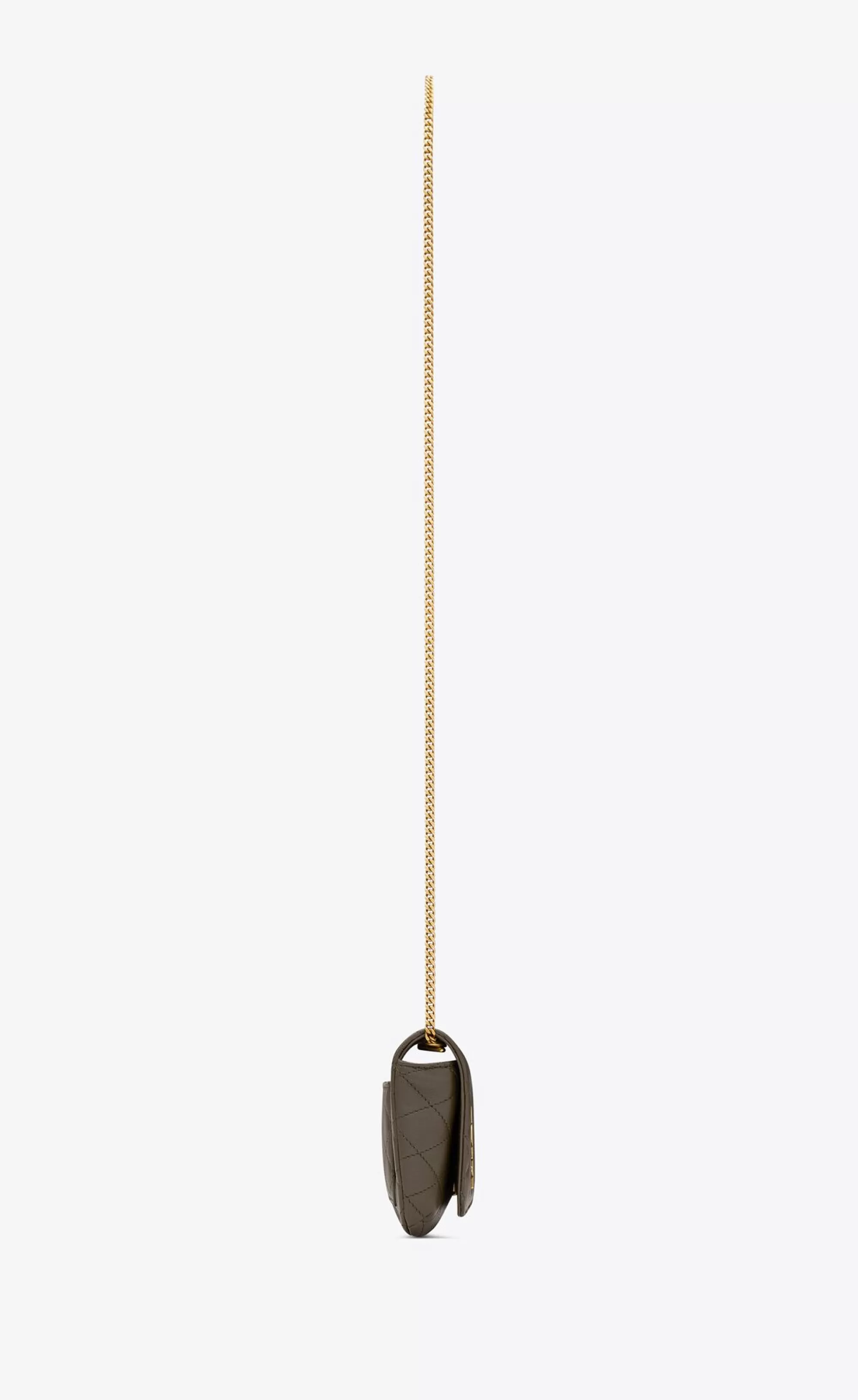 Women Saint Laurent SMALL ACCESSORIES | GABY^GABY Chain Phone Holder In Quilted Lambskin | | YSL.com