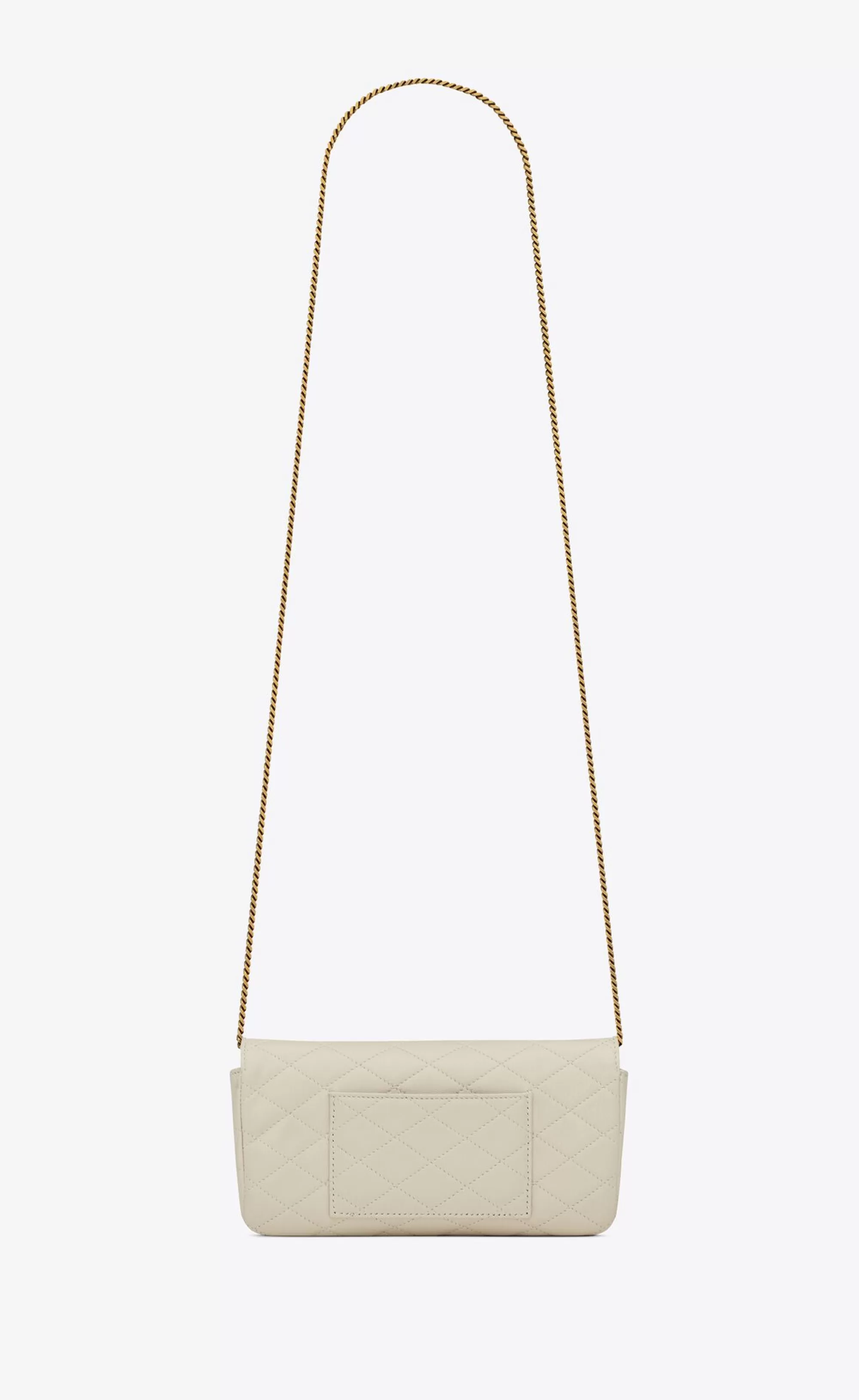 Women Saint Laurent SMALL ACCESSORIES | GABY^GABY Chain Phone Holder In Quilted Lambskin | | YSL.com