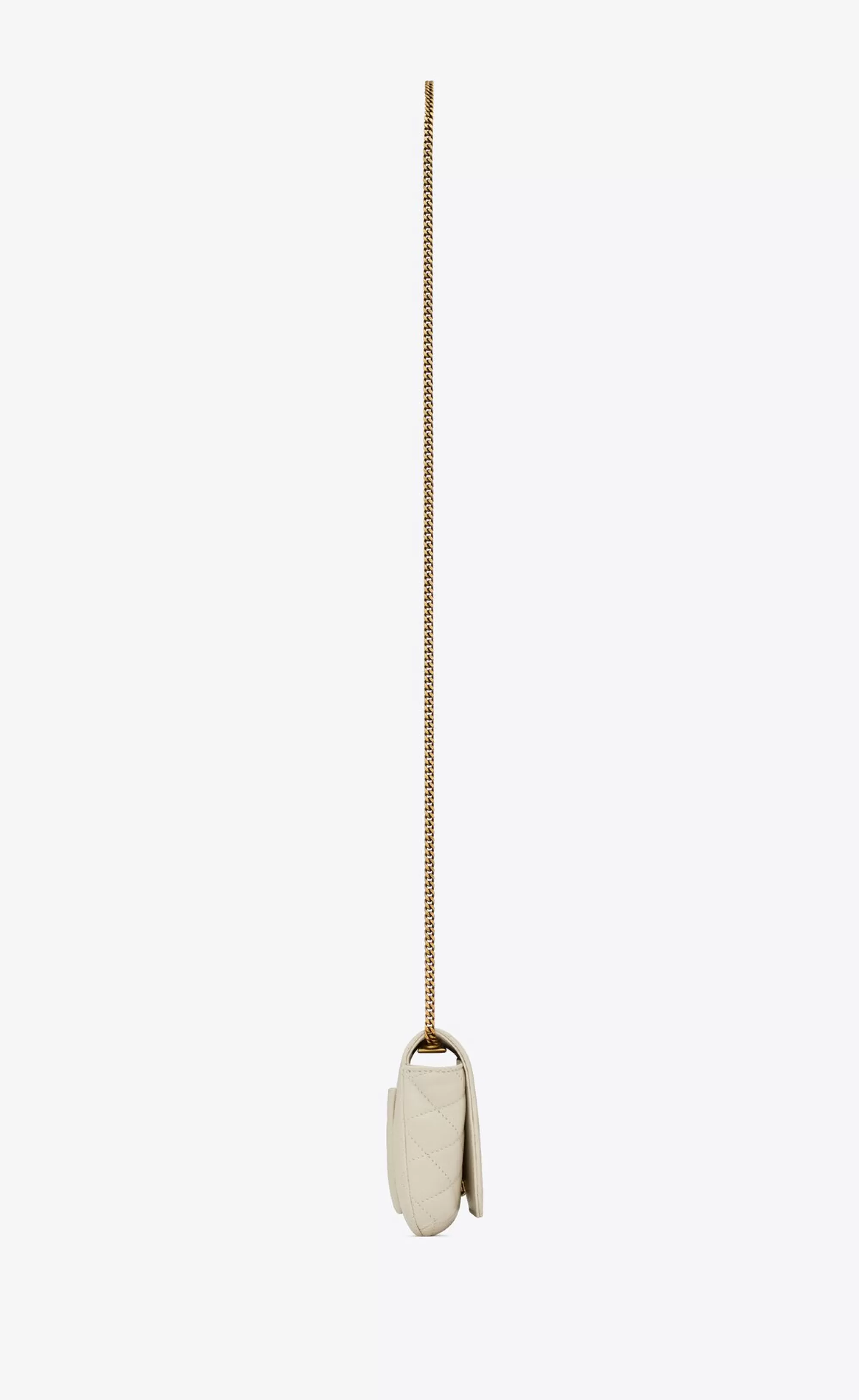 Women Saint Laurent SMALL ACCESSORIES | GABY^GABY Chain Phone Holder In Quilted Lambskin | | YSL.com
