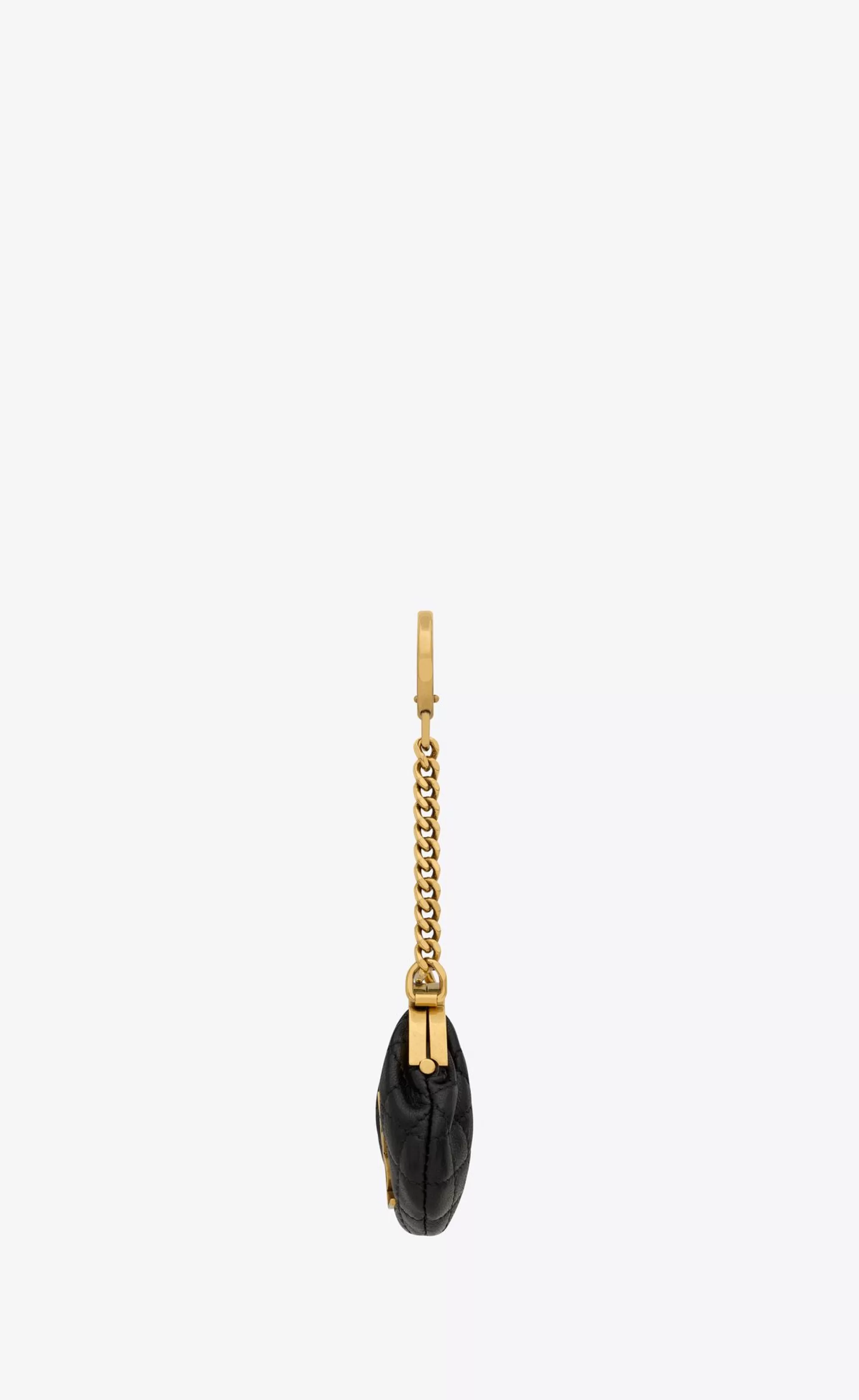 Women Saint Laurent SMALL ACCESSORIES^GABY Mini Purse Keyring In Quilted Lambskin | | YSL.com