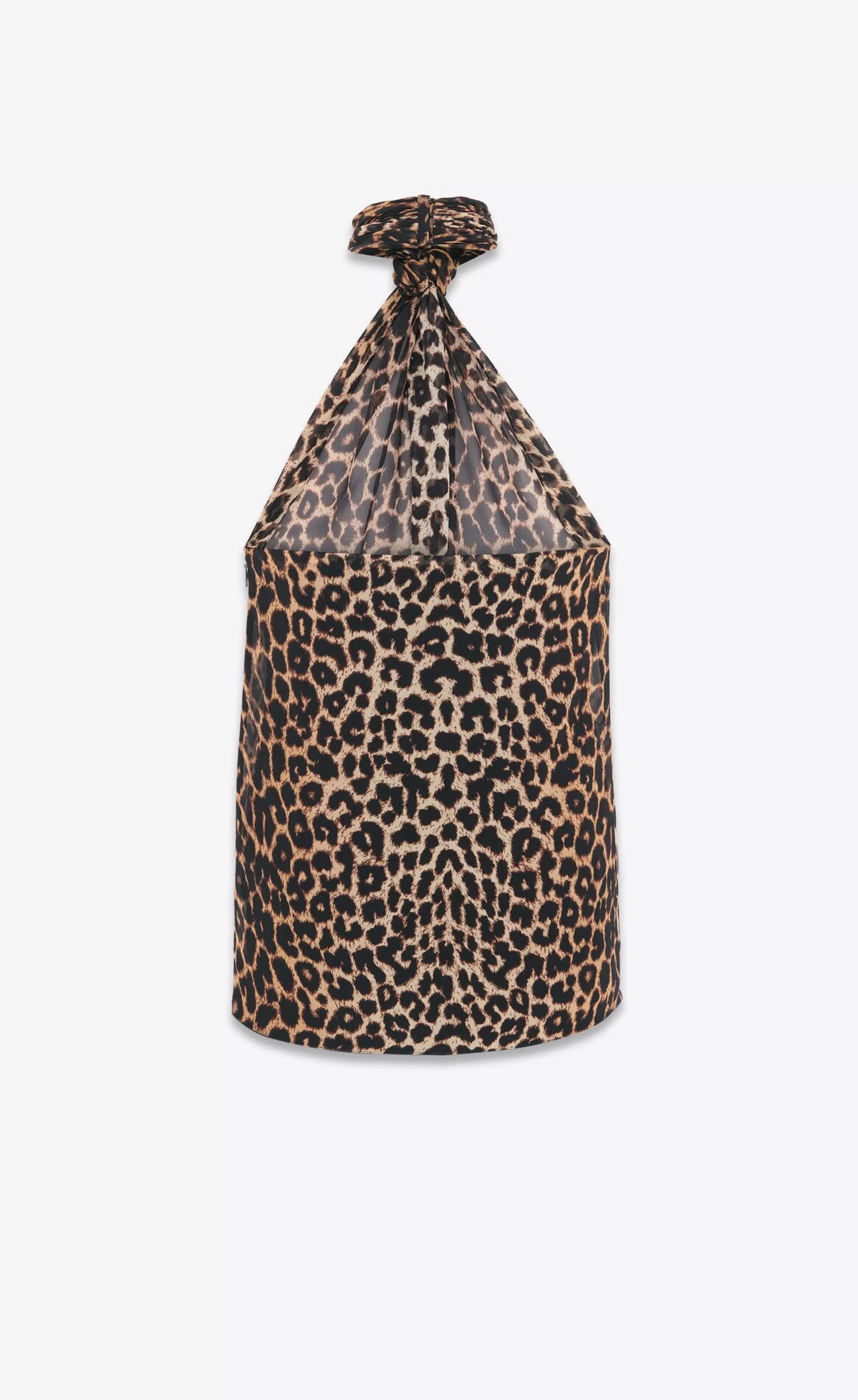 Saint Laurent ALL READY TO WEAR | SHIRTS^Halter Top In Silk Georgette | | YSL.com