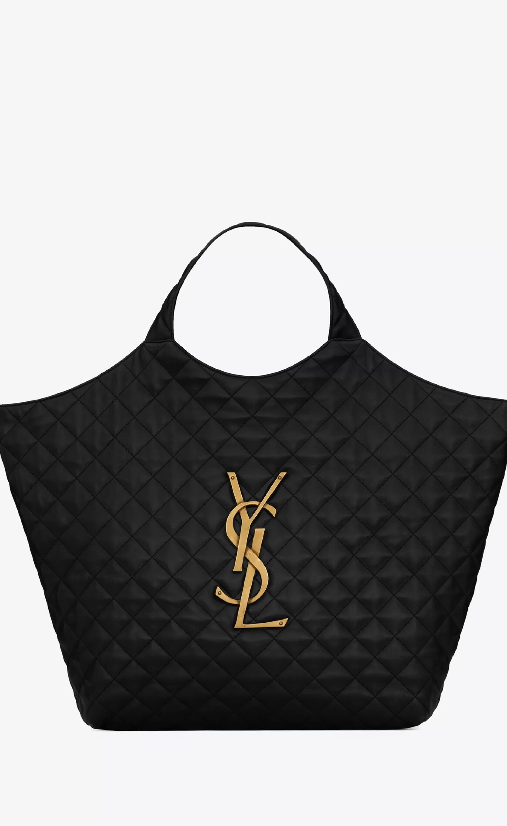 Women Saint Laurent TOTES AND SHOPPINGS | SHOULDER BAGS^ICARE Maxi Shopping Bag In Quilted Lambskin | | YSL.com