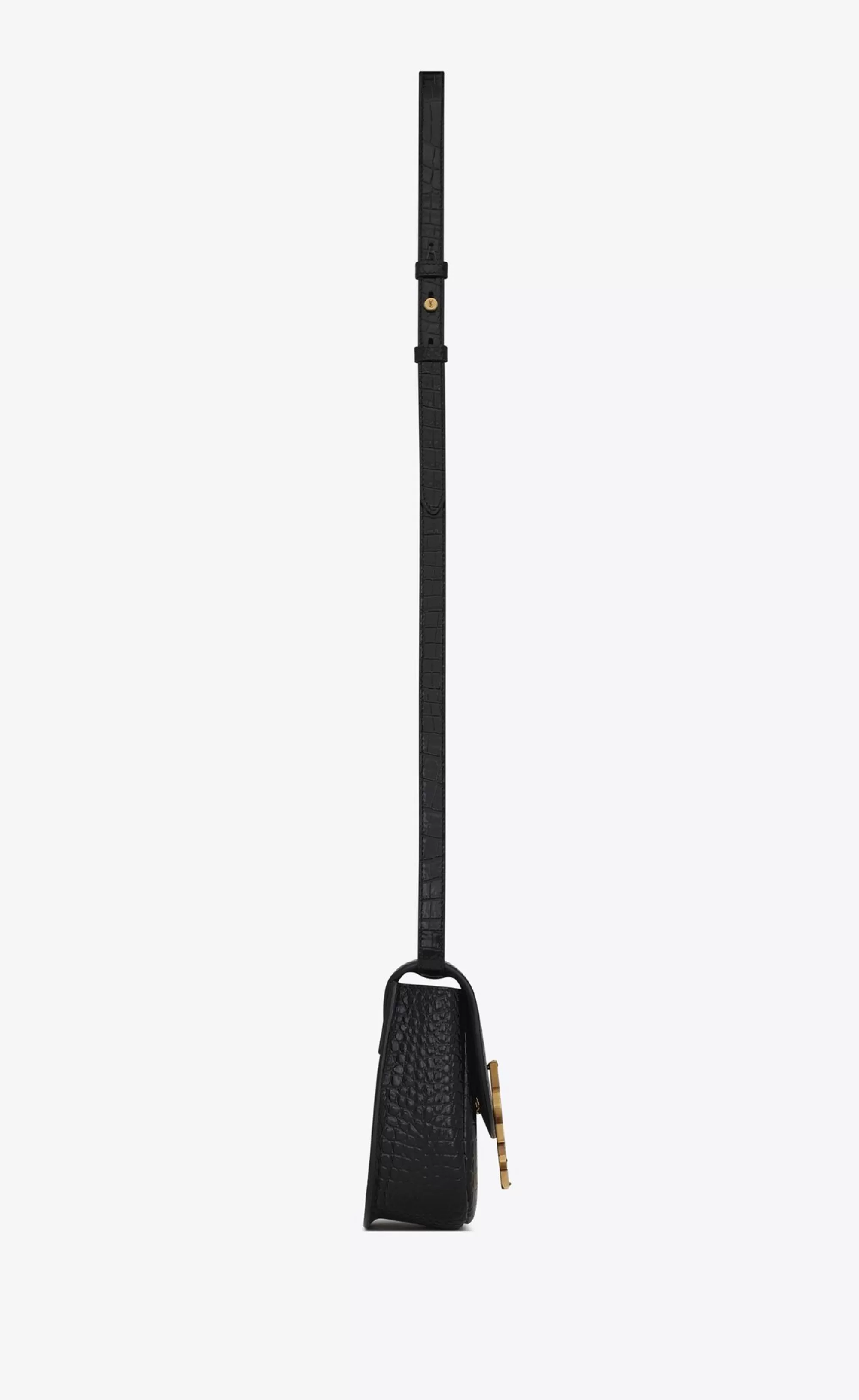 Women Saint Laurent CROSSBODY BAGS^KAIA SMALL SATCHEL IN SHINY CROCODILE-EMBOSSED LEATHER | | YSL.com