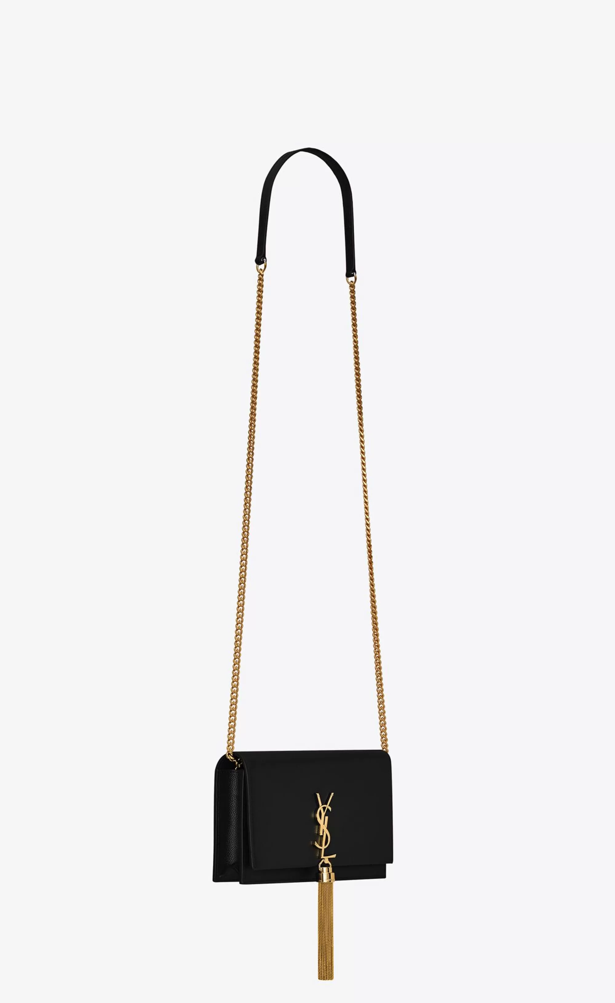 Women Saint Laurent CHAIN WALLETS | MINI BAGS^Kate Chain Wallet In GRAIN DE POUDRE LEATHER | | YSL.com