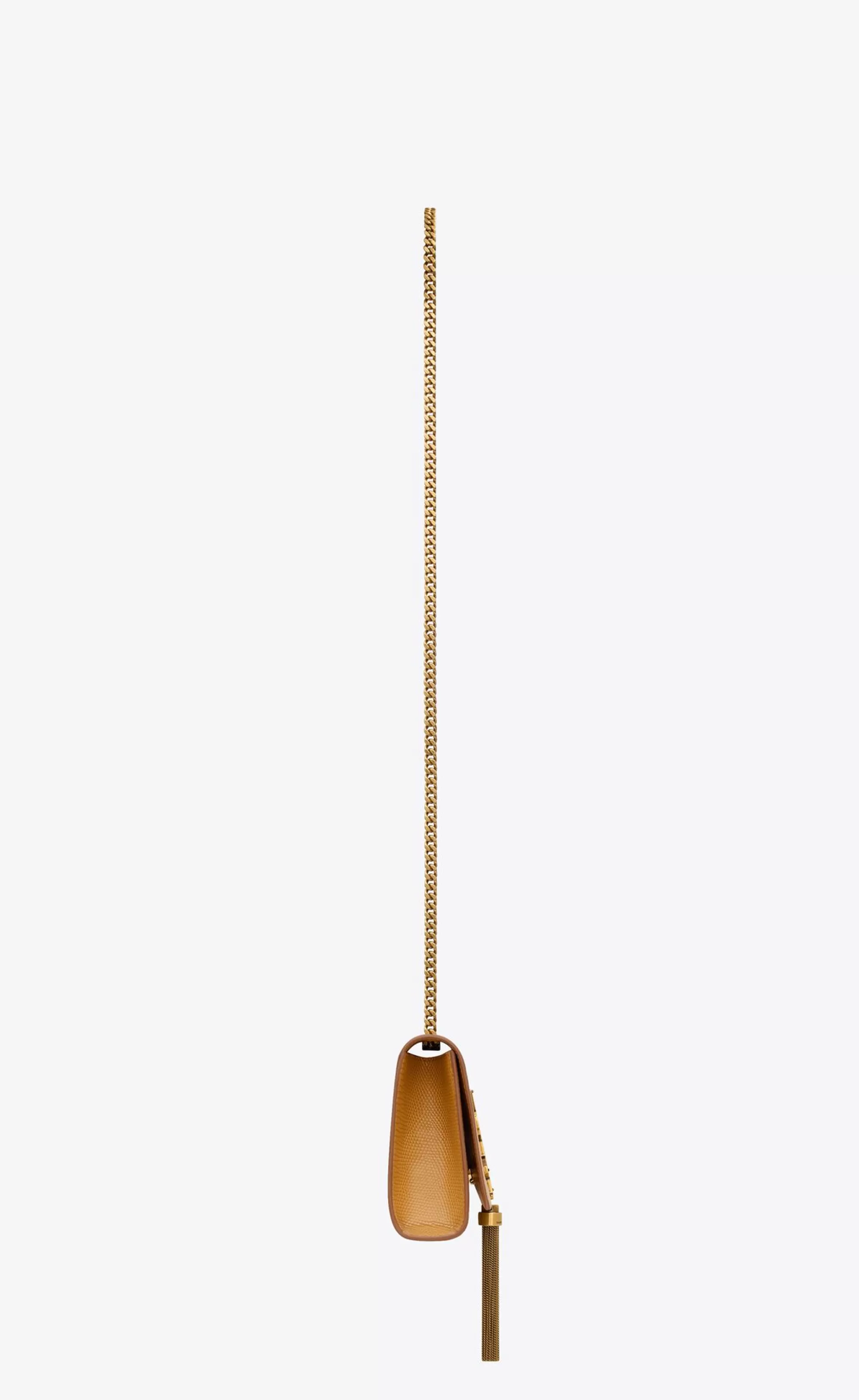 Women Saint Laurent KATE^KATE SMALL With Tassel In Shiny Lizard | | YSL.com