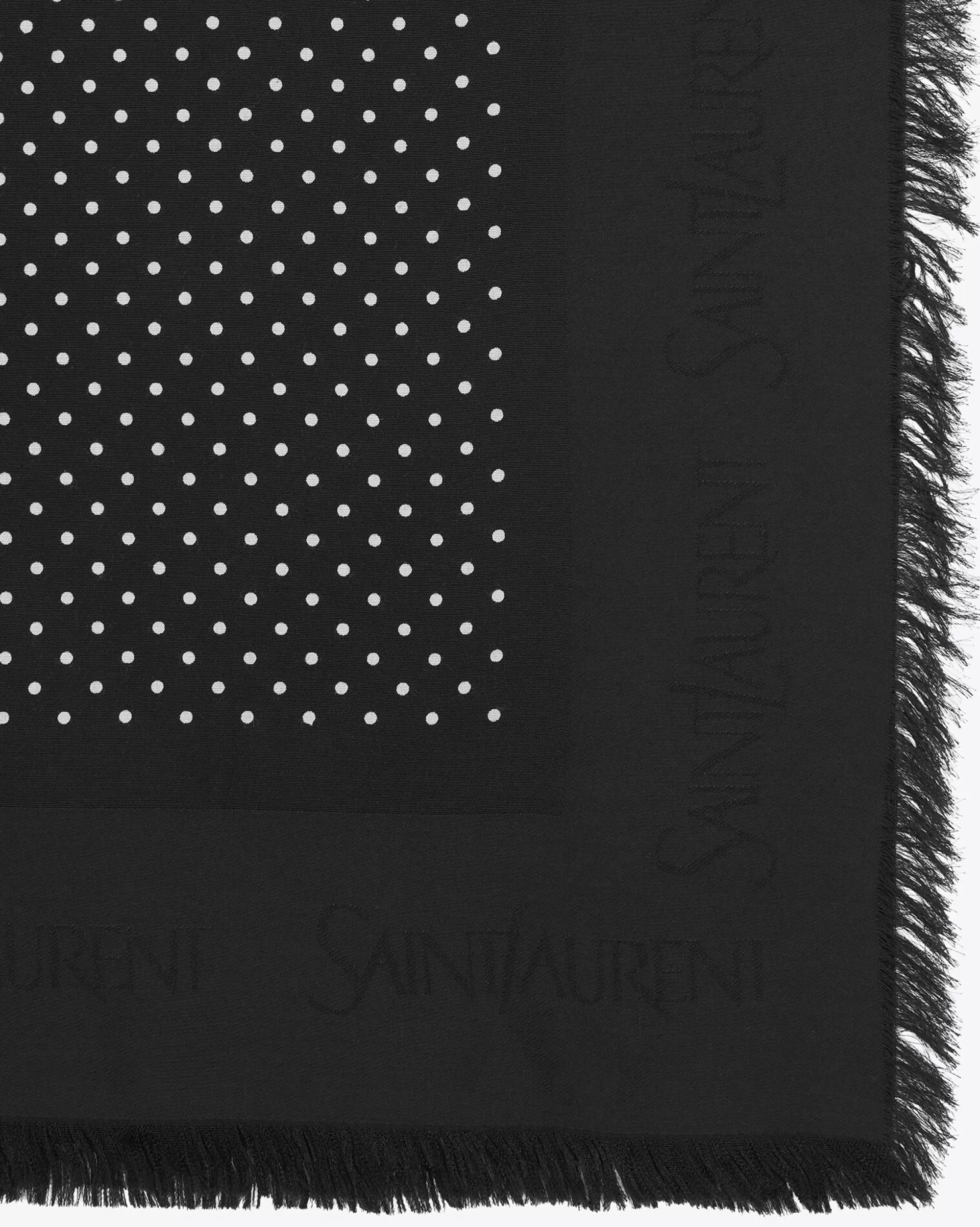 Women Saint Laurent TEXTILE ACCESSORIES | SQUARE SCARVES^Large Square Scarf In Micro Heart Modal And Silk | | YSL.com
