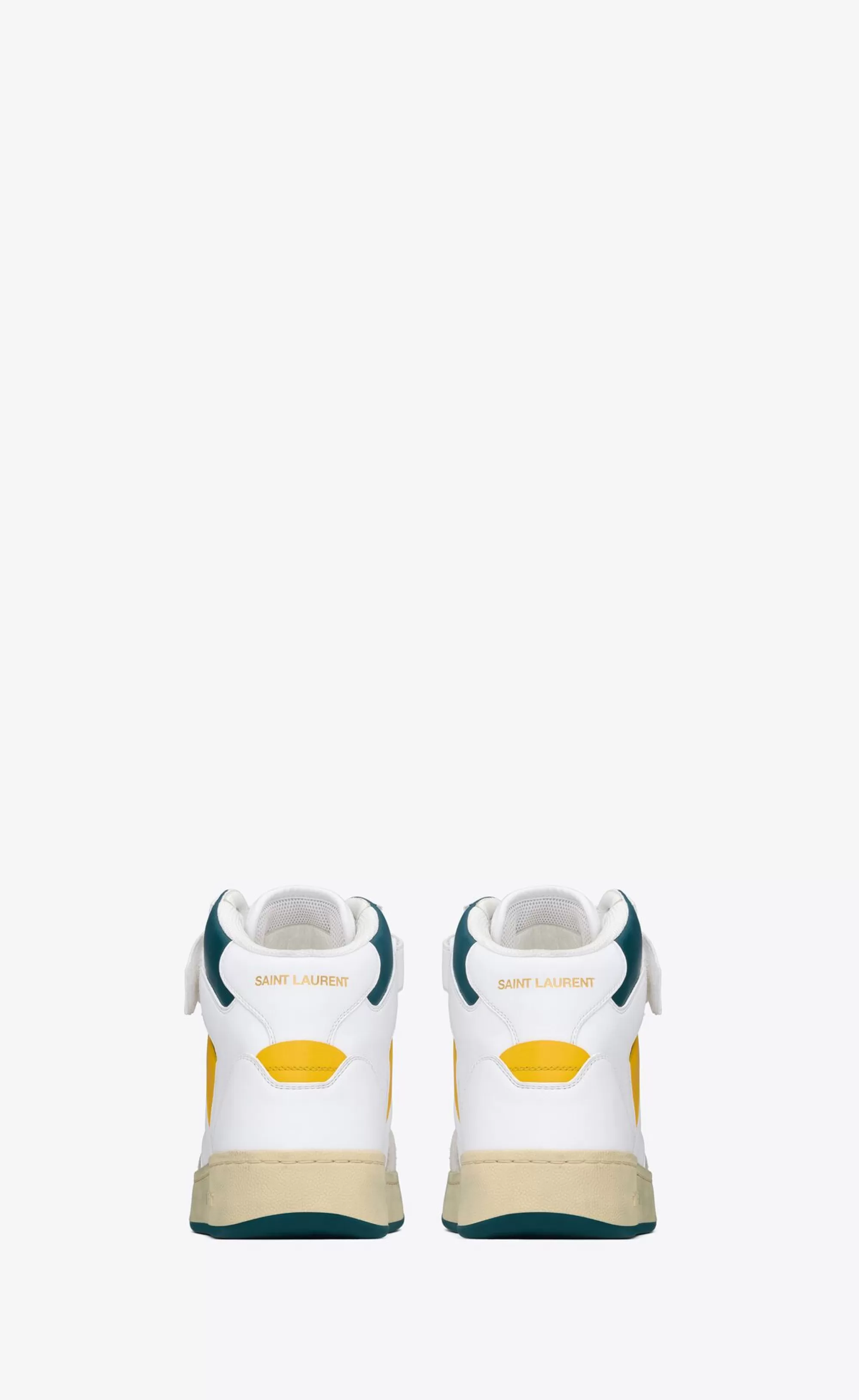 Saint Laurent SNEAKERS | NEW ARRIVALS^LAX Mid-top Sneakers In Smooth Leather And Suede | | YSL.com