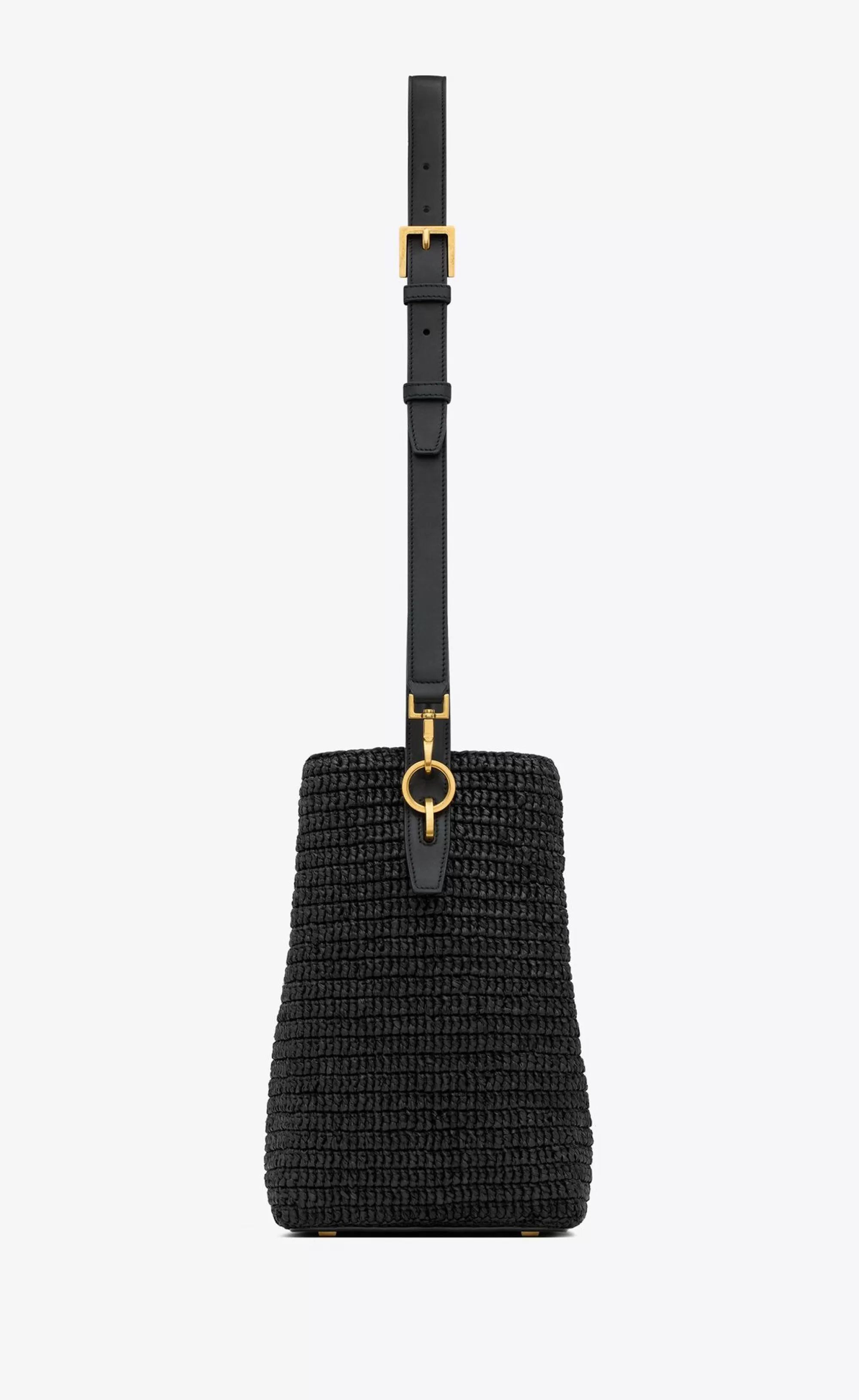 Women Saint Laurent LE 37^LE 37 In Woven Raffia And Vegetable-tanned Leather | | YSL.com