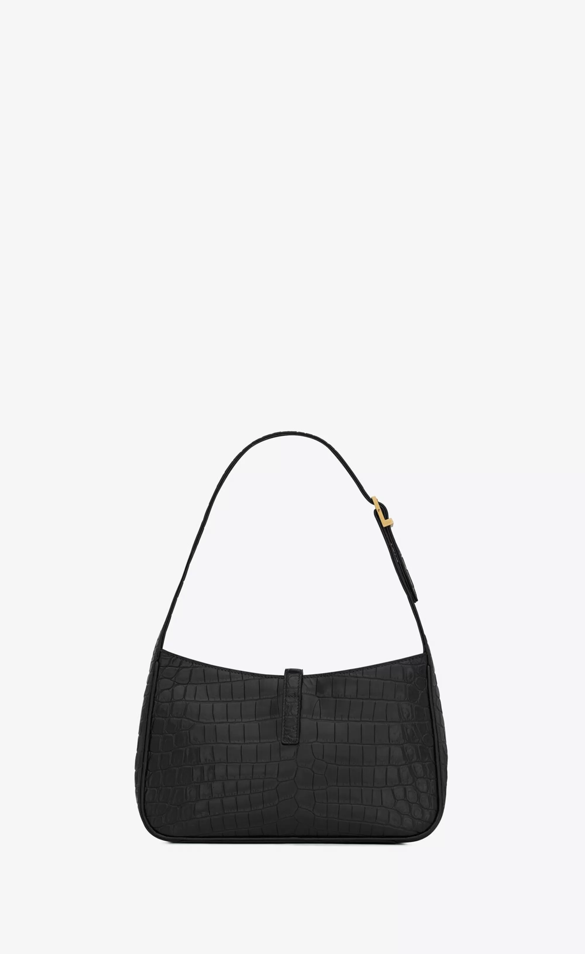 Women Saint Laurent HOBOS AND BUCKETS | SHOULDER BAGS^LE 5 À 7 In Crocodile-embossed Shiny Leather | | YSL.com