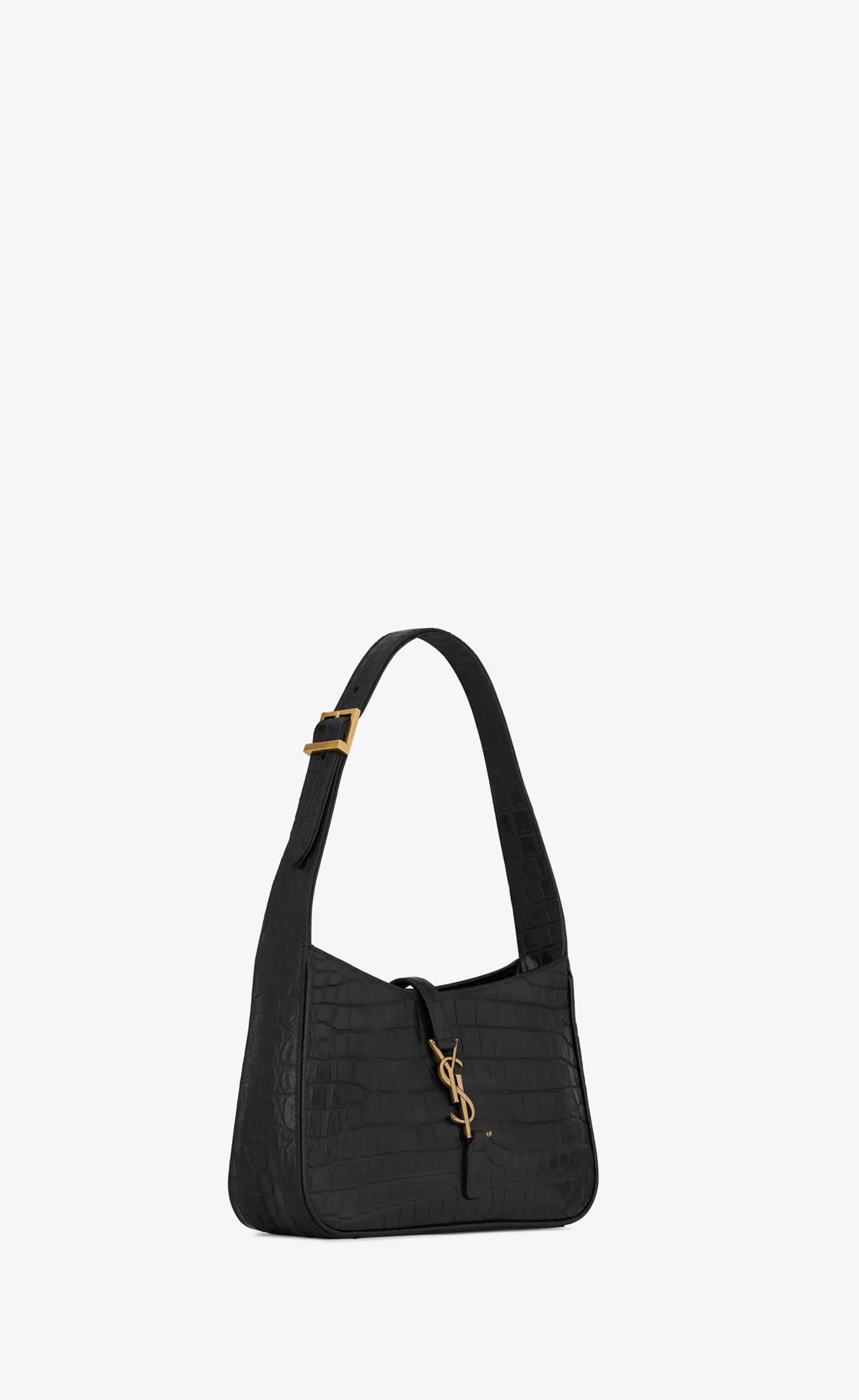 Women Saint Laurent HOBOS AND BUCKETS | SHOULDER BAGS^LE 5 À 7 In Crocodile-embossed Shiny Leather | | YSL.com