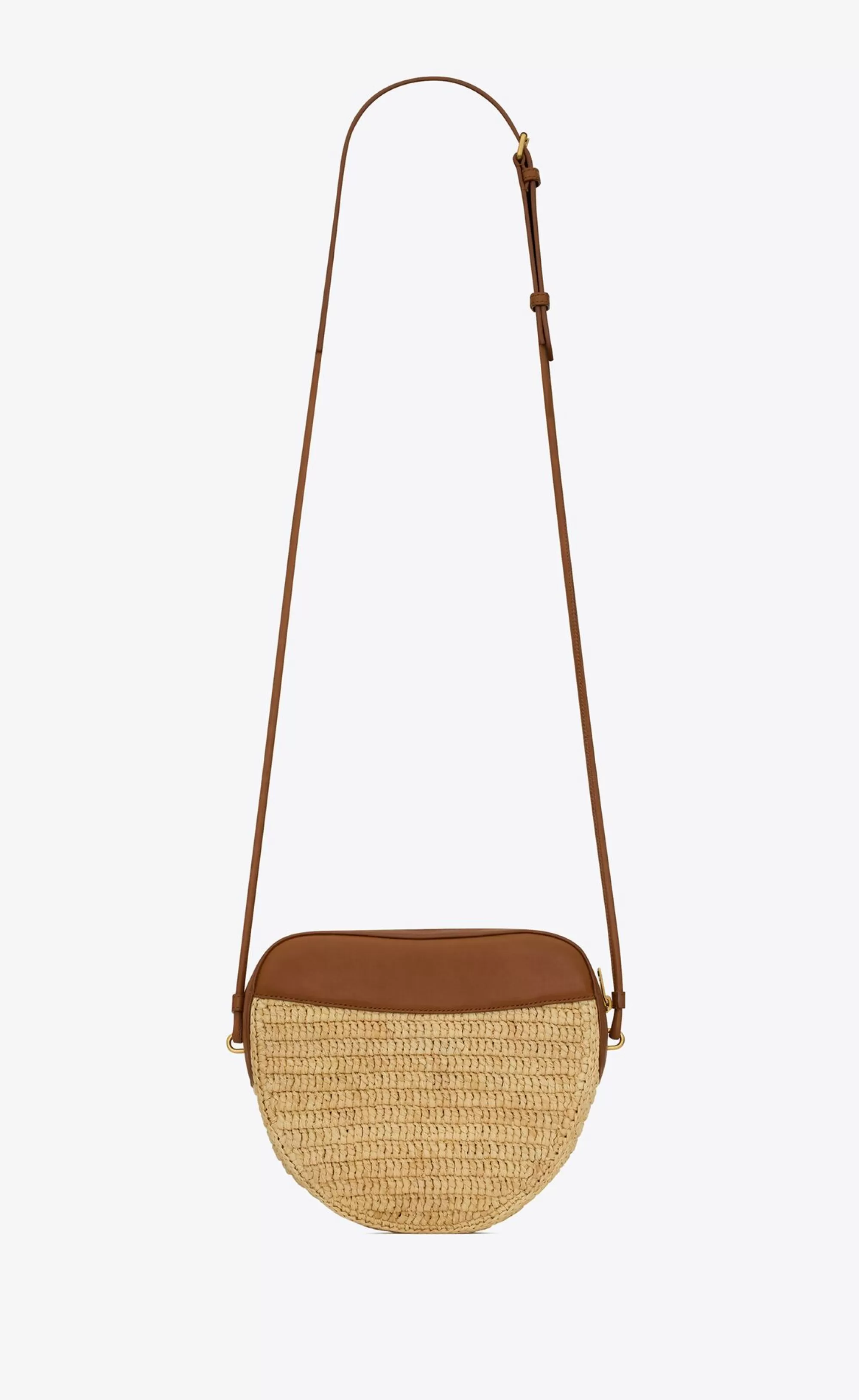 Women Saint Laurent MINI BAGS^Le Cœur In Raffia And Vegetable-tanned Leather | | YSL.com