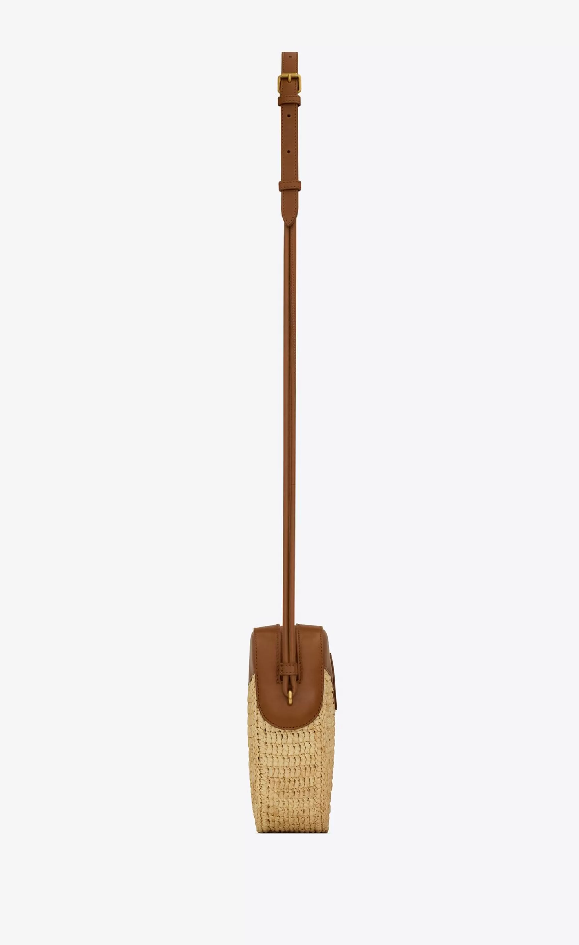 Women Saint Laurent MINI BAGS^Le Cœur In Raffia And Vegetable-tanned Leather | | YSL.com