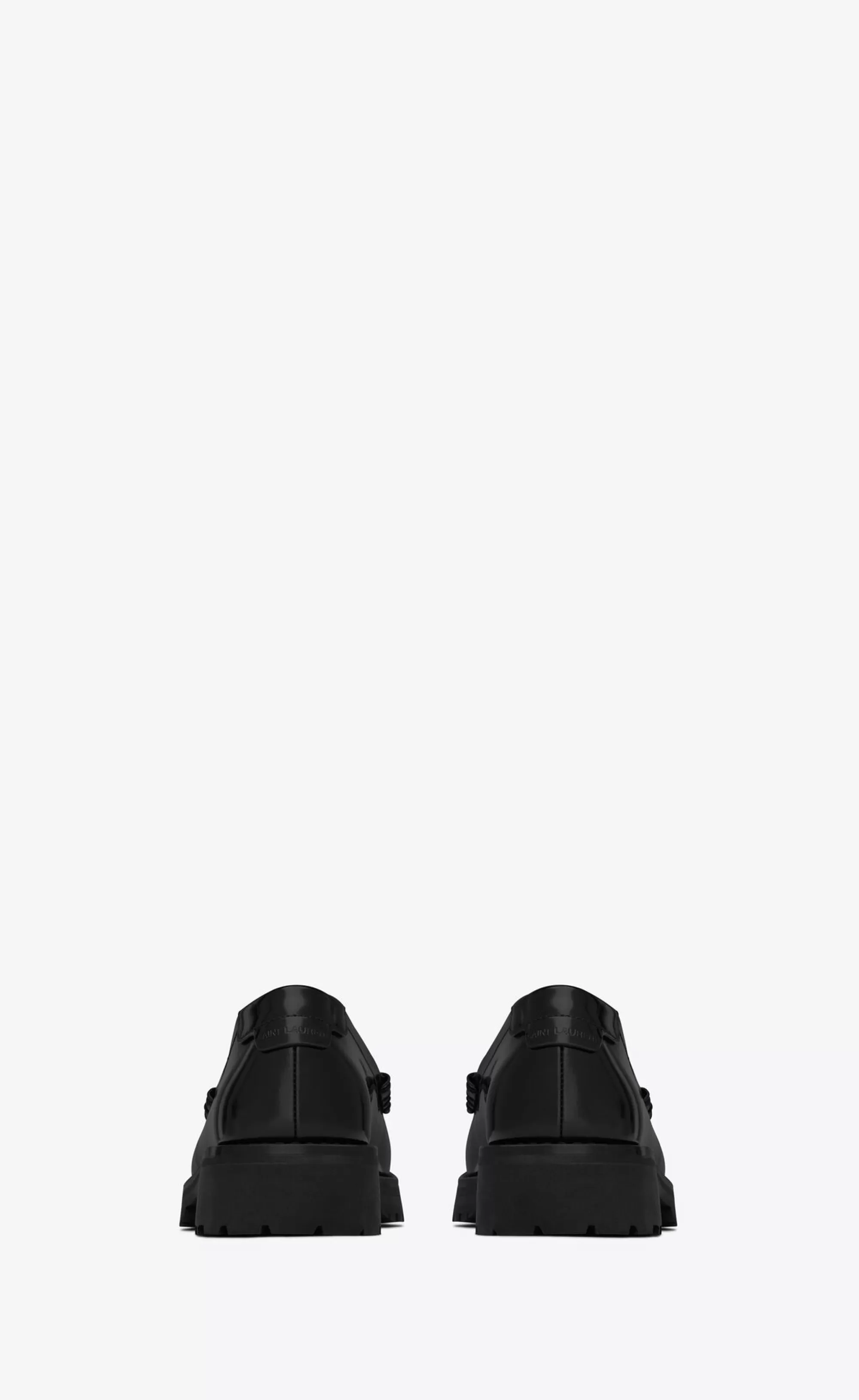 Women Saint Laurent LOAFERS | FLATS^Le Loafer Chunky Penny Slippers In Glazed Leather | | YSL.com