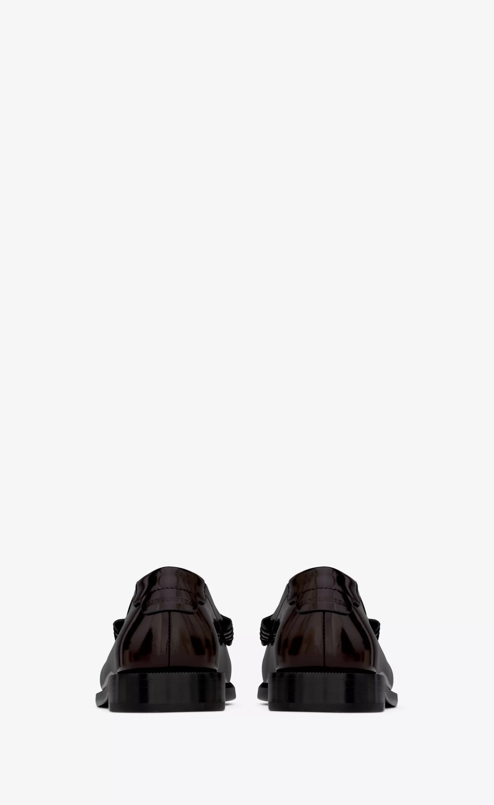 Women Saint Laurent LOAFERS | FLATS^LE LOAFER Penny Slippers In Glazed Leather | | YSL.com